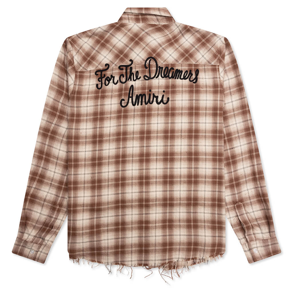 Shotgun Flannel Amiri оригінал – Купити в Україні – вид ззаду