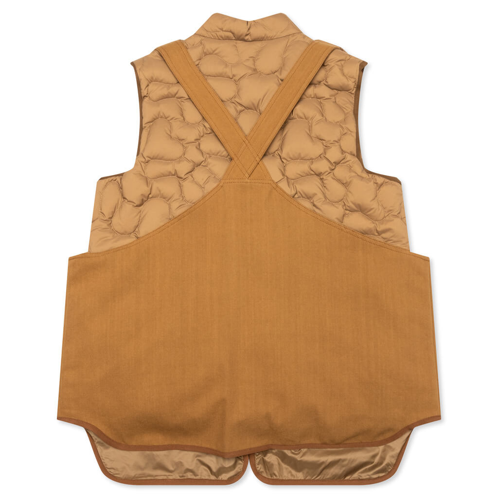 Оригінальна X Salehe Bembury Sierpinski 3 In 1 Vest Open Brown Moncler – вид ззаду