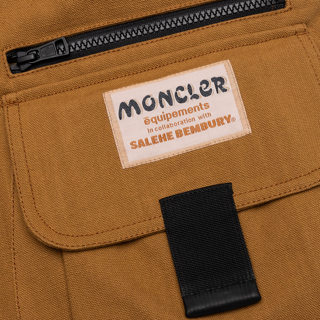 Оригінальна X Salehe Bembury Sierpinski 3 In 1 Vest Open Brown Moncler – збільшений вид