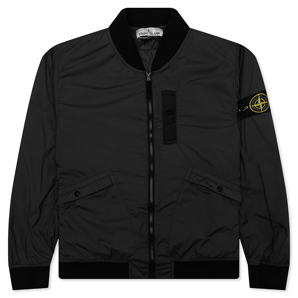 Skin Touch Nylon Bomber Jacket Stone island – Гарантія оригінальності – боковий вид