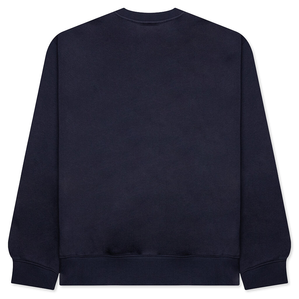 Оригінальна X Sporty & Rich Sweatshirt Night Navy Adidas – вид ззаду - ADIDAS