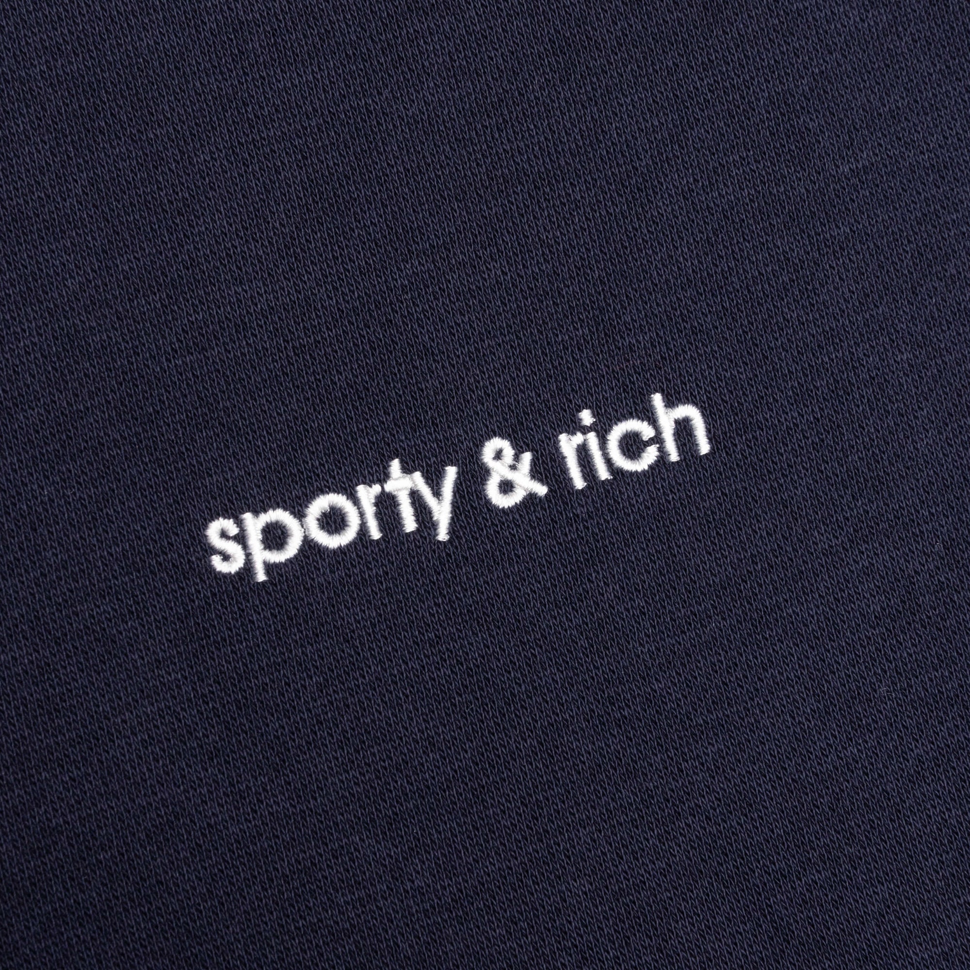 Оригінальна X Sporty & Rich Sweatshirt Night Navy Adidas – збільшений вид - ADIDAS