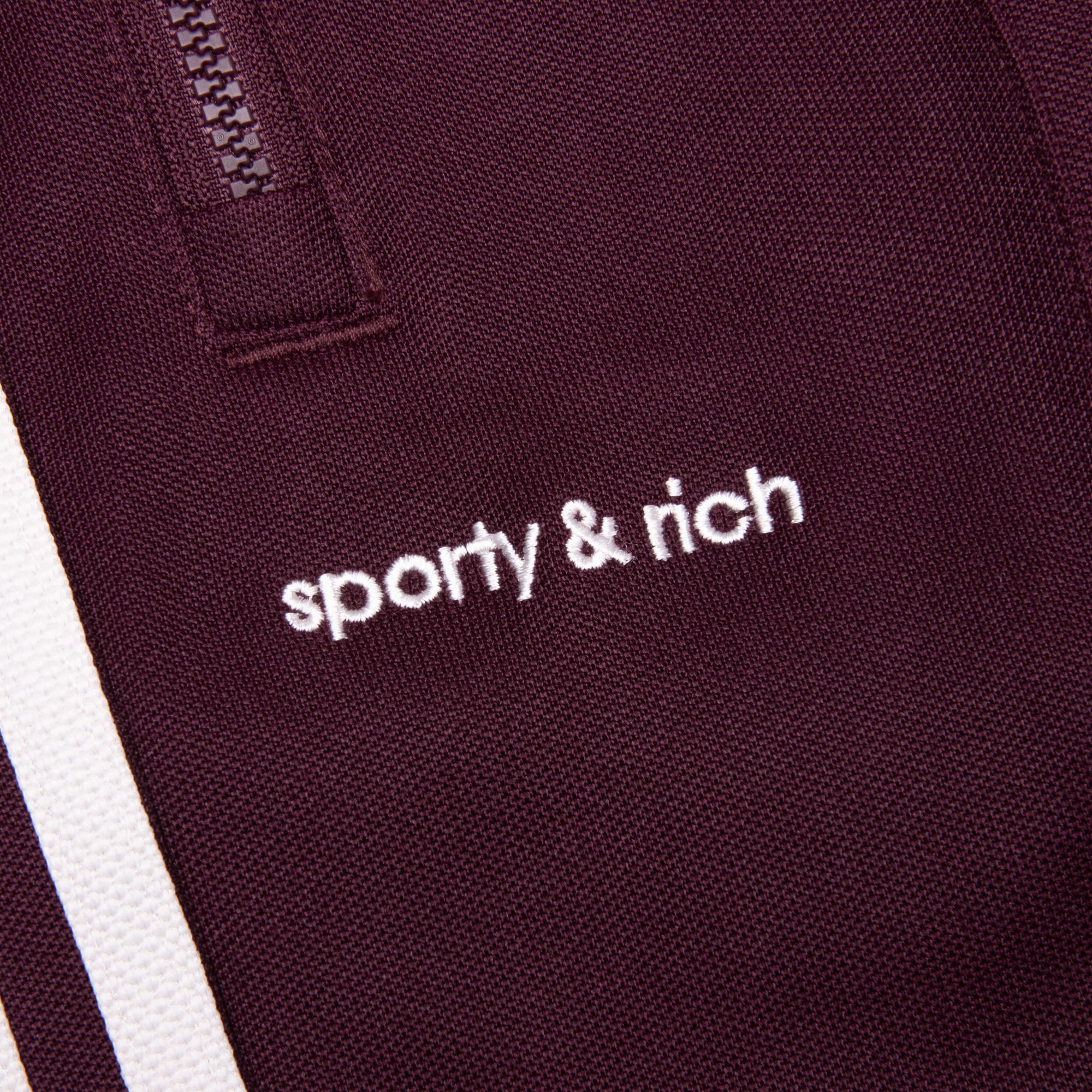 X Sporty & Rich Track Pant Maroon Adidas – Гарантія оригінальності – детальний вид - ADIDAS