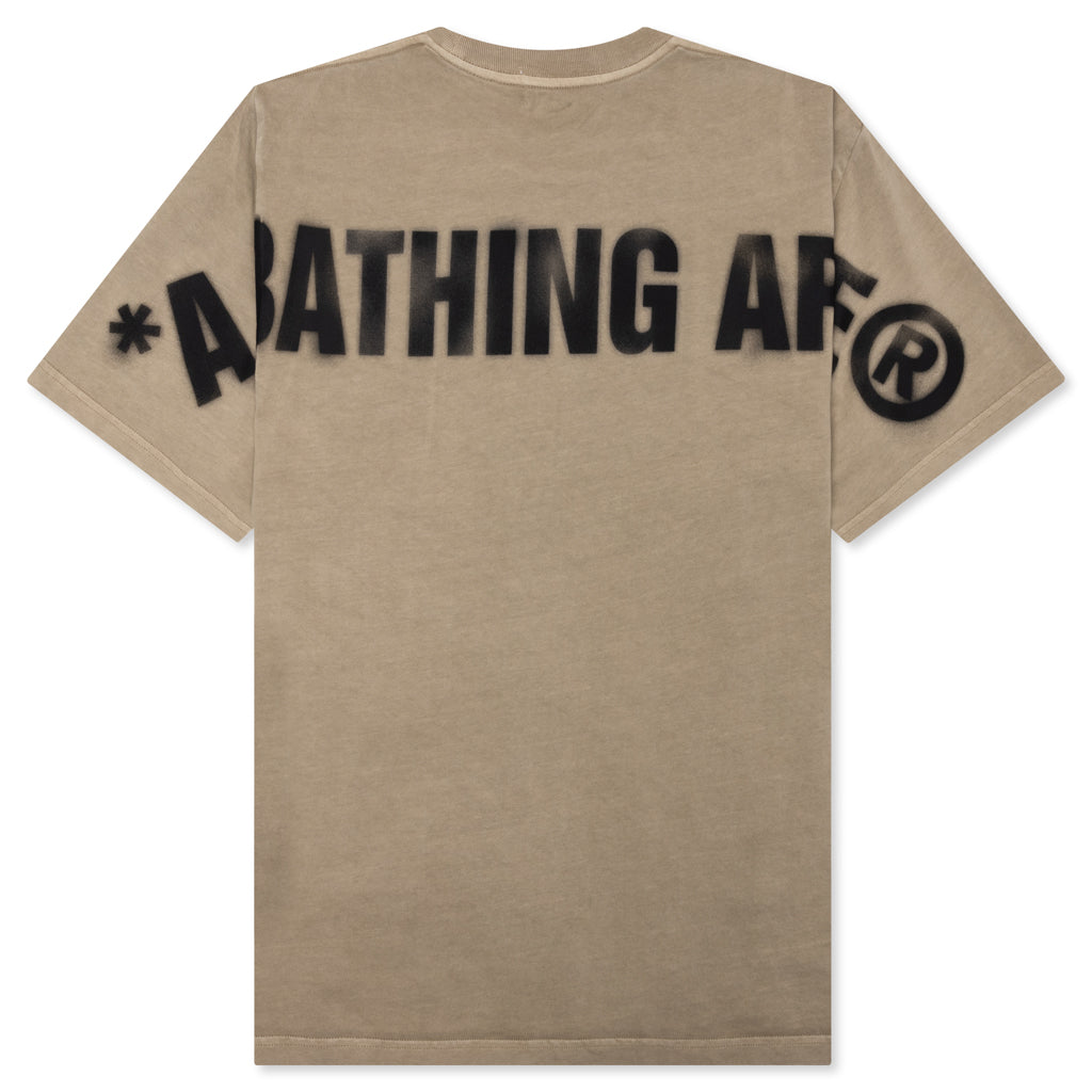 Spray Ape Head Tee A bathing ape – Гарантія оригінальності – вид ззаду