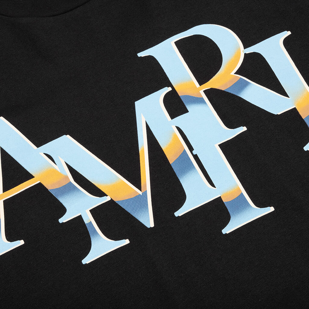Staggered Chrome Tee Amiri – Гарантія оригінальності – детальний вид