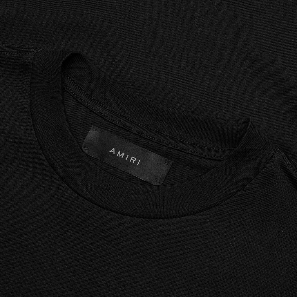 Staggered Logo Tee Amiri – Гарантія оригінальності – детальний вид