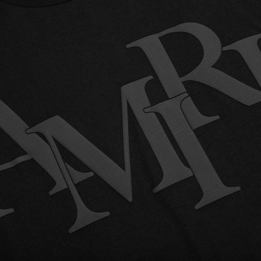 Staggered Logo Tee Amiri – Гарантія оригінальності – детальний вид