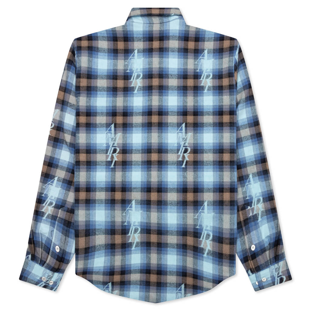 Staggered Plaid Flannel Amiri – Гарантія оригінальності – вид ззаду