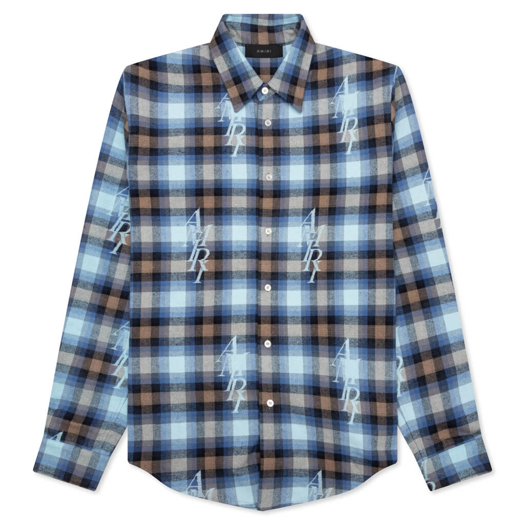 Staggered Plaid Flannel Amiri – Гарантія оригінальності – боковий вид