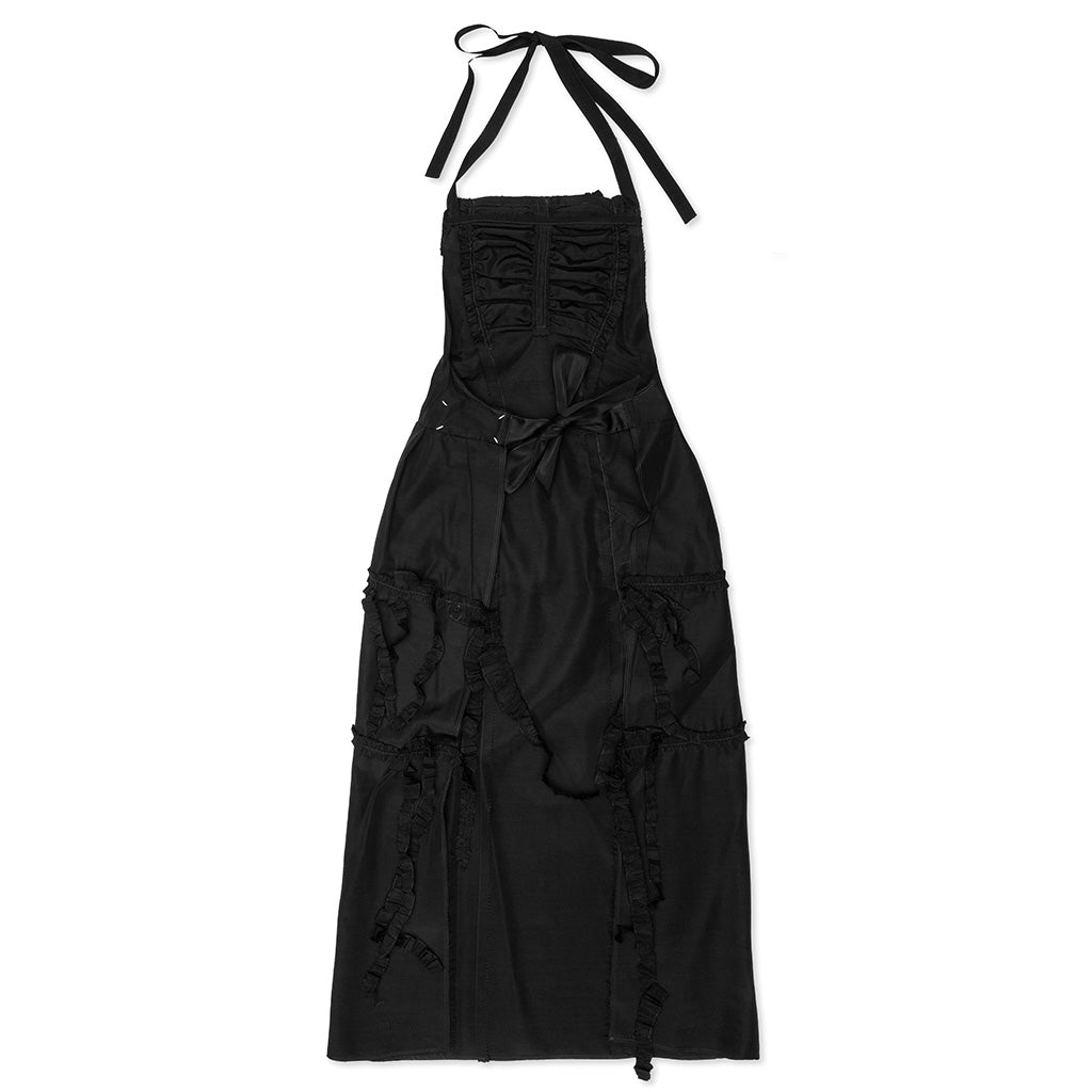 Silk Apron Stole Dress Maison margiela – Гарантія оригінальності – вид ззаду