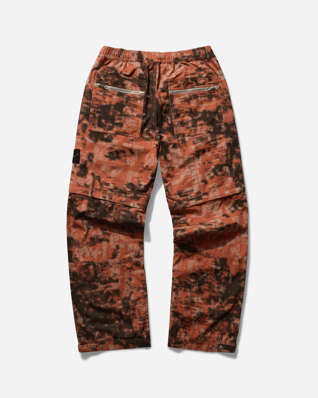Mens Camouflage Cotton Canvas Cargo Trousers Orange Stone island оригінал – Купити в Україні – вид ззаду