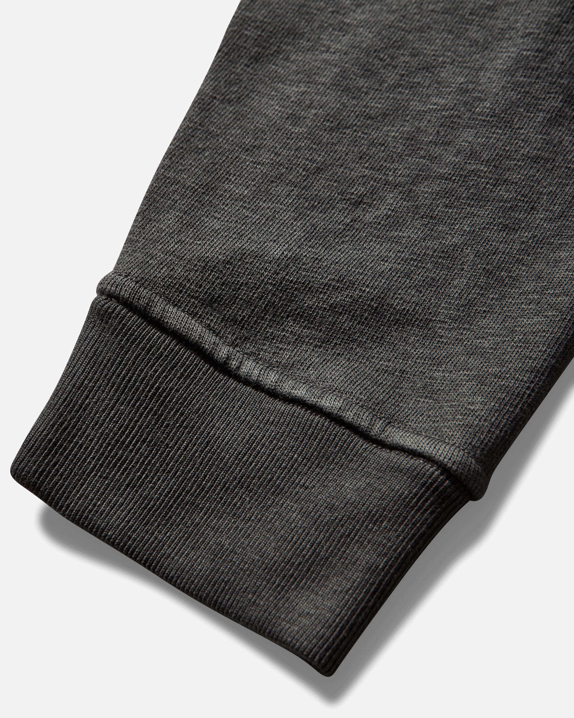 Оригінальна Mens Malfilé Fleece Old Effect Hoodie Charcoal Grey Stone island – збільшений вид - STONE ISLAND