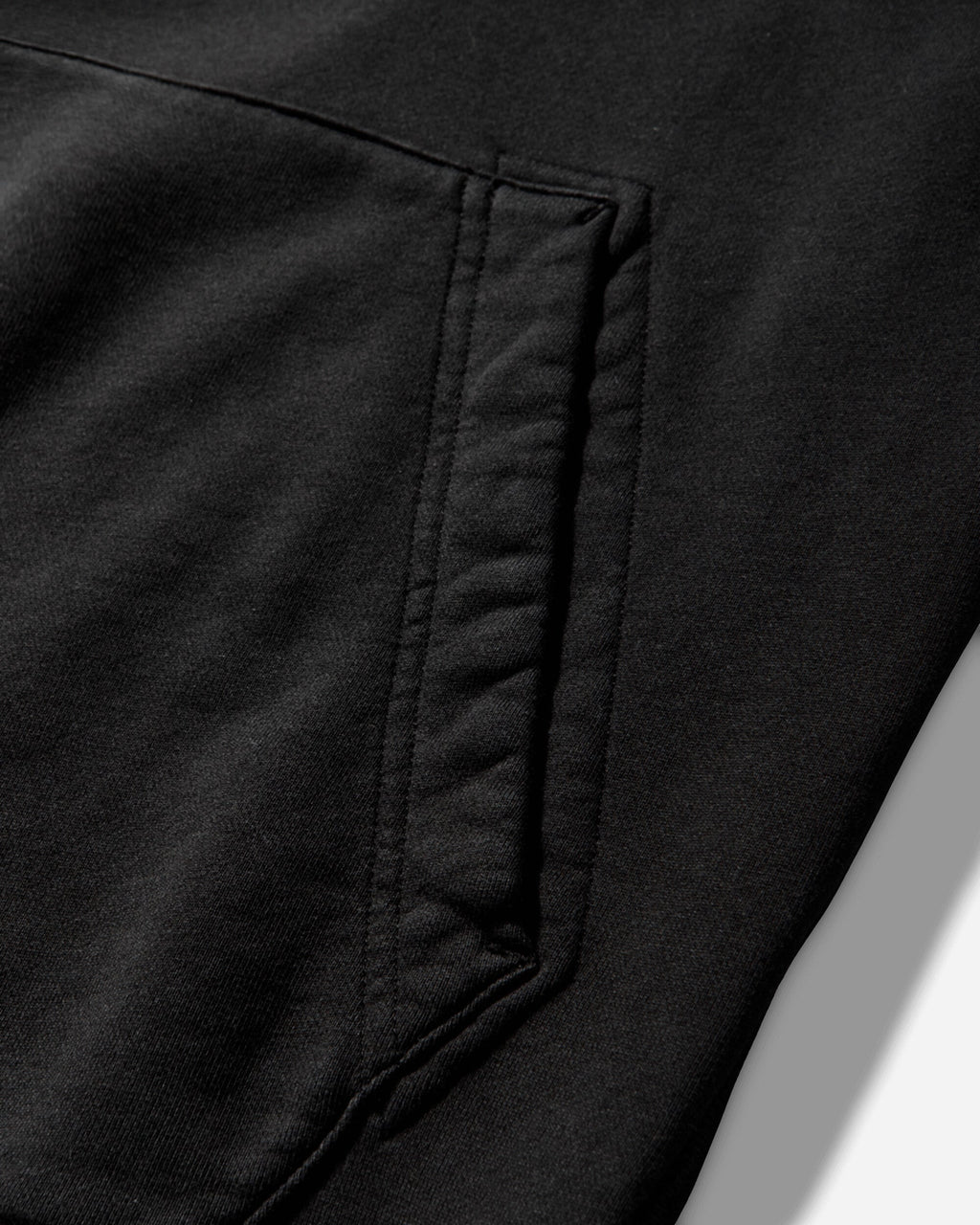 Mens Organic Cotton Fleece Hoodie Black Stone island оригінал – Купити в Україні – збільшений вид