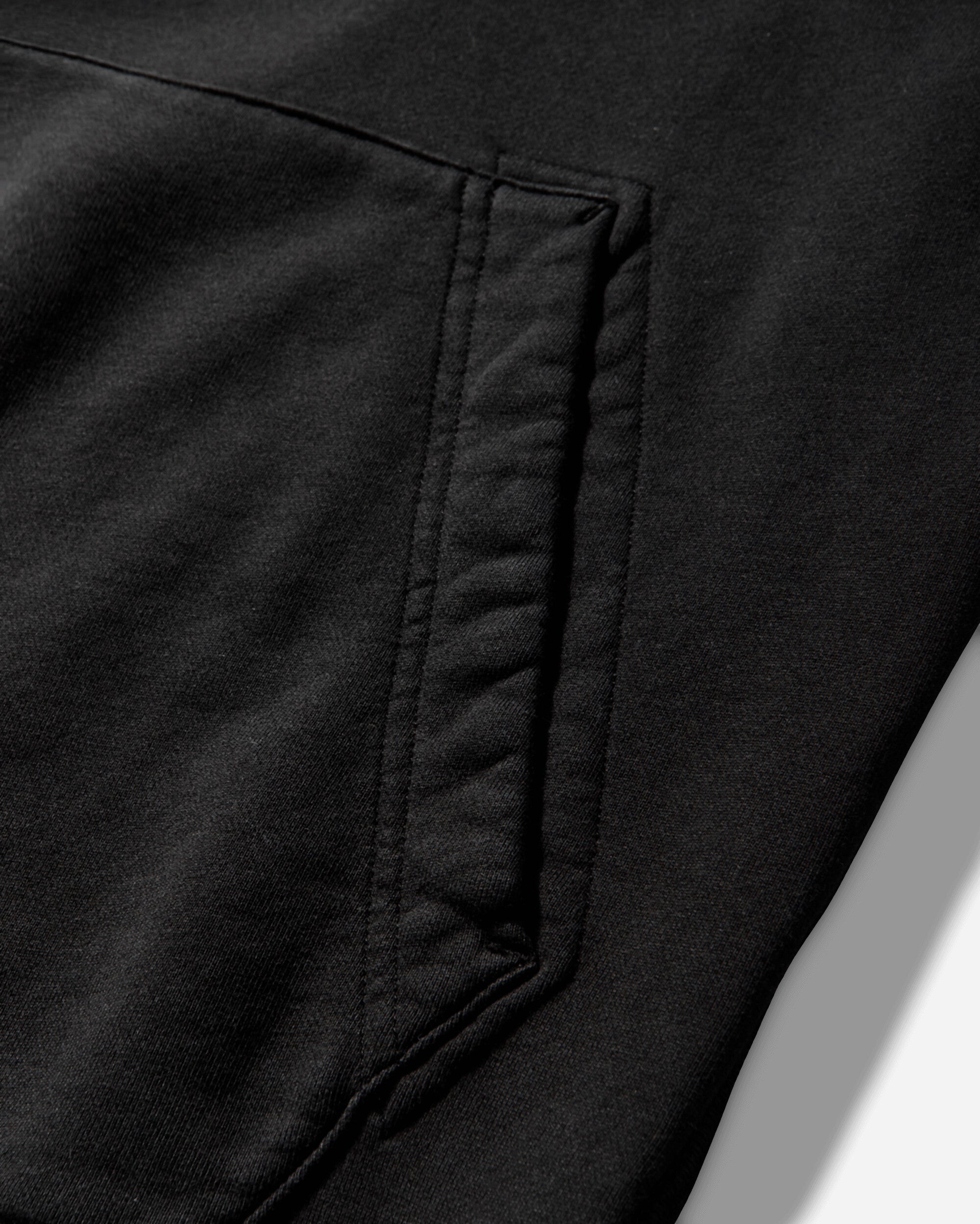 Mens Organic Cotton Fleece Hoodie Black Stone island оригінал – Купити в Україні – збільшений вид - STONE ISLAND