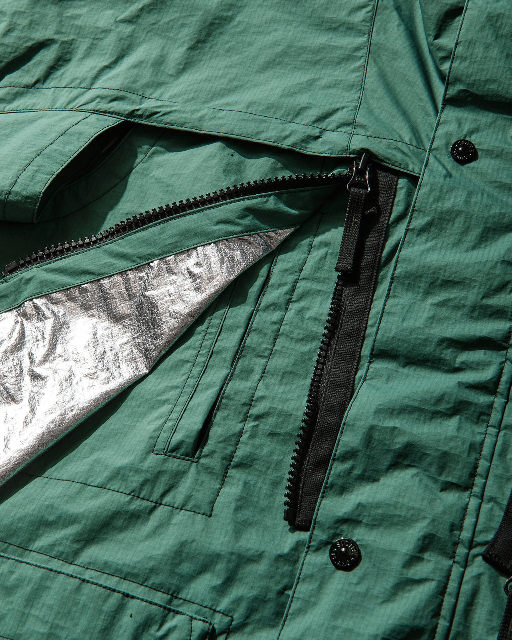 Mens Metal Lamina Ripstop Heat Reactive Hooded Jacket Malachite Stone island оригінал – Купити в Україні – детальний вид