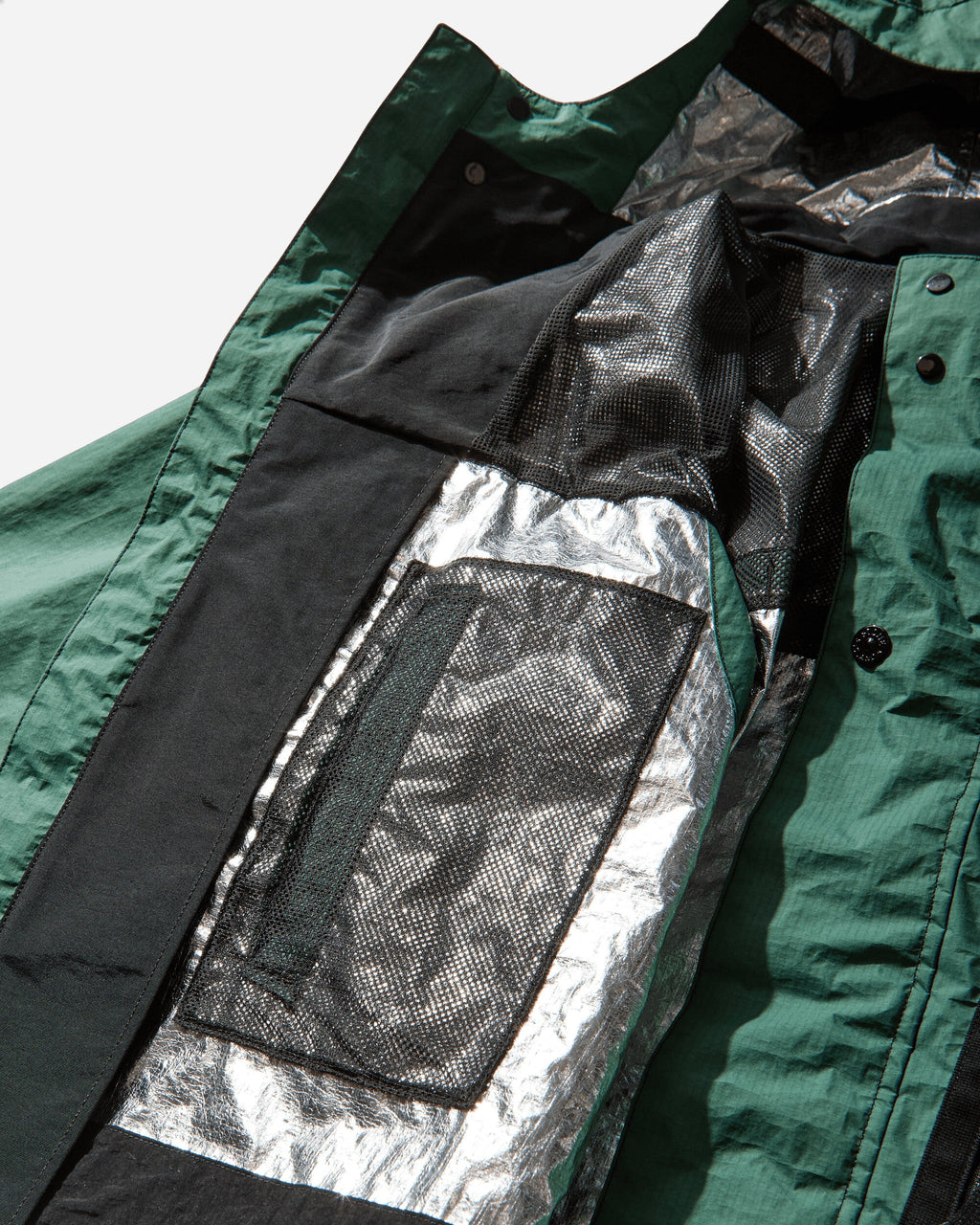 Mens Metal Lamina Ripstop Heat Reactive Hooded Jacket Malachite Stone island оригінал – Купити в Україні – збільшений вид