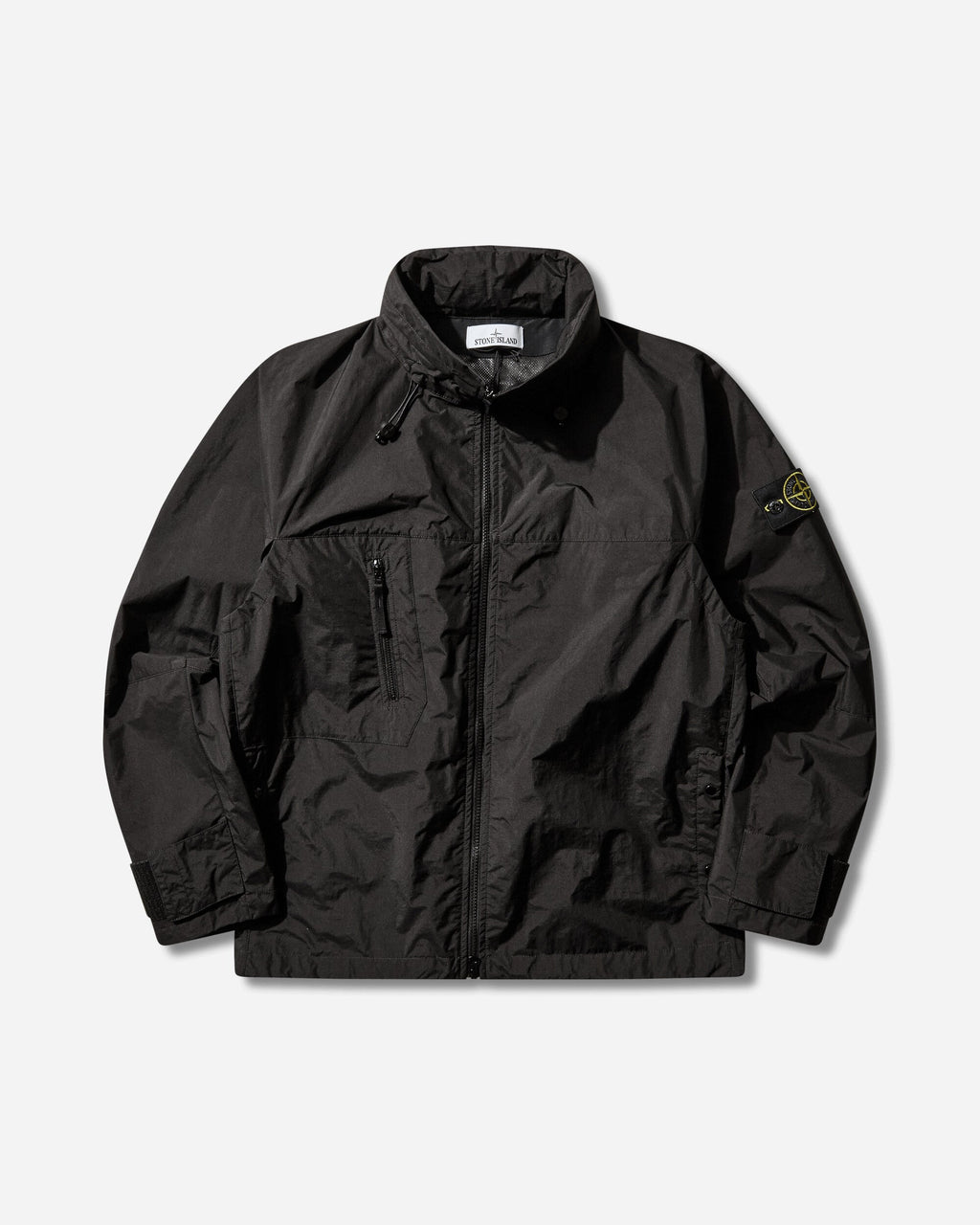 Mens Metal Lamina Poly Ripstop Jacket Black Stone island оригінал – Купити в Україні – боковий вид