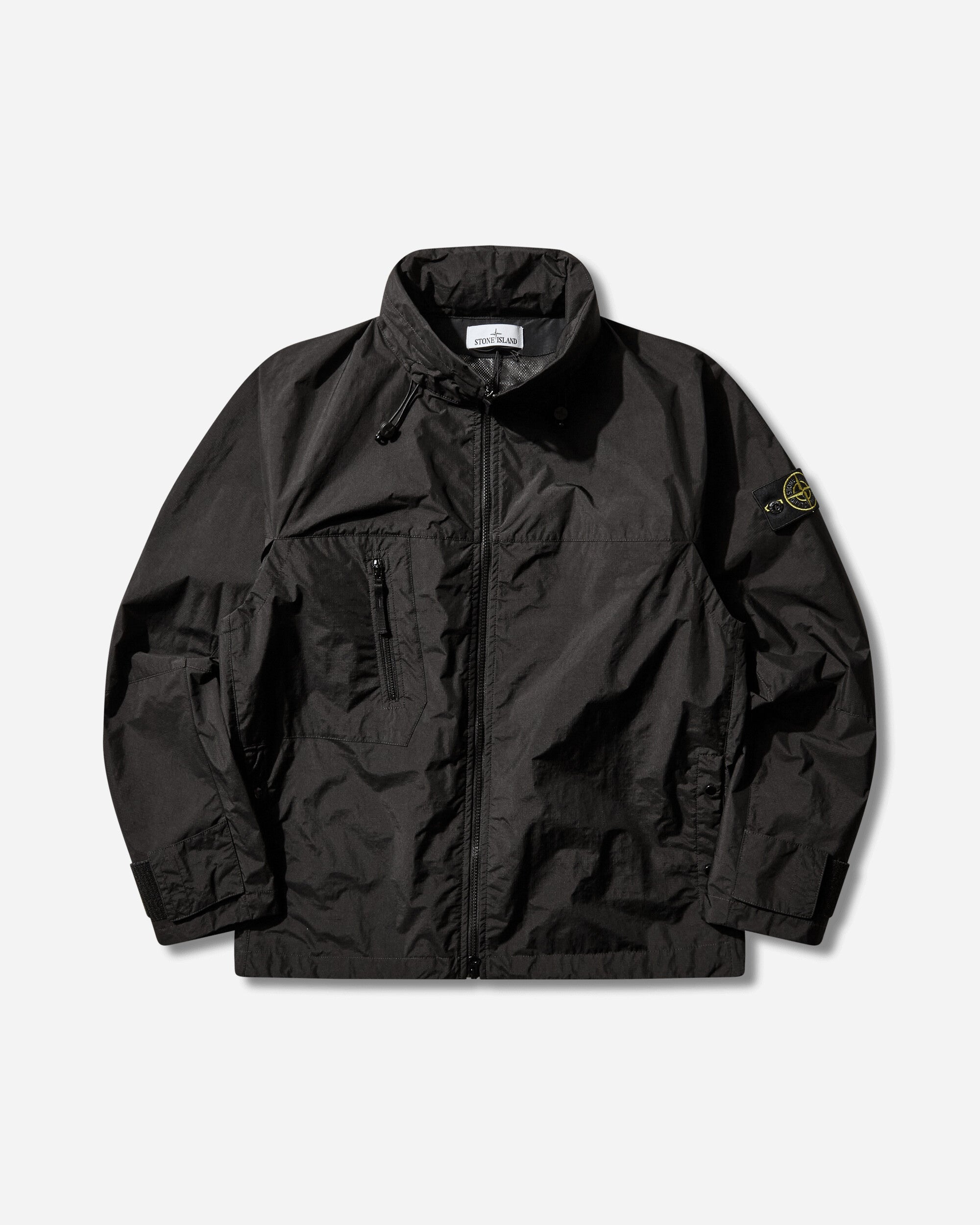 Mens Metal Lamina Poly Ripstop Jacket Black Stone island оригінал – Купити в Україні – боковий вид