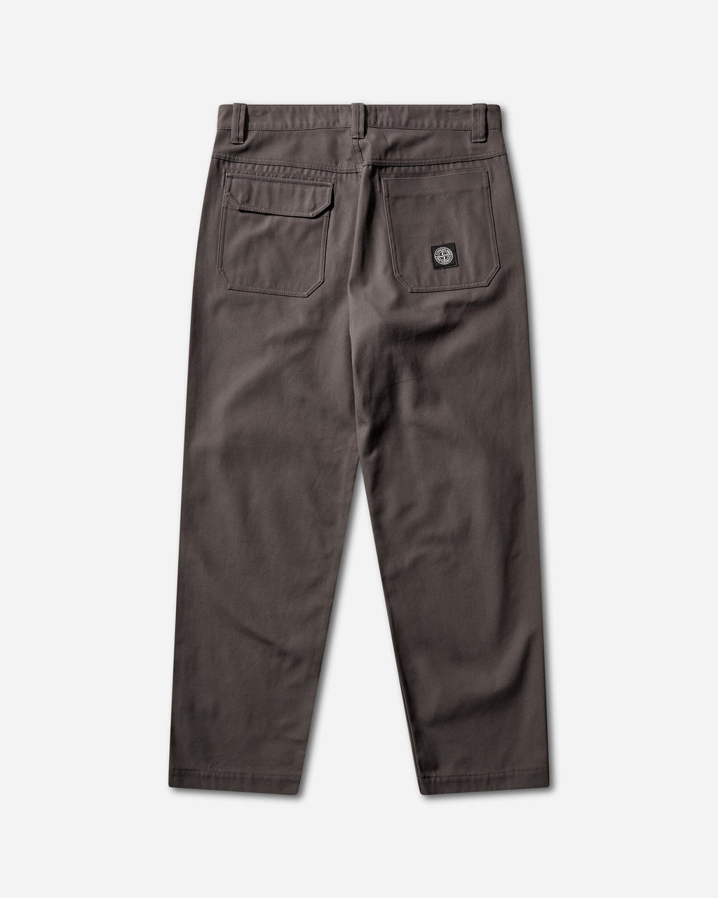 Оригінальна Mens Cotton Canvas Pants Charcoal Grey Stone island – вид ззаду