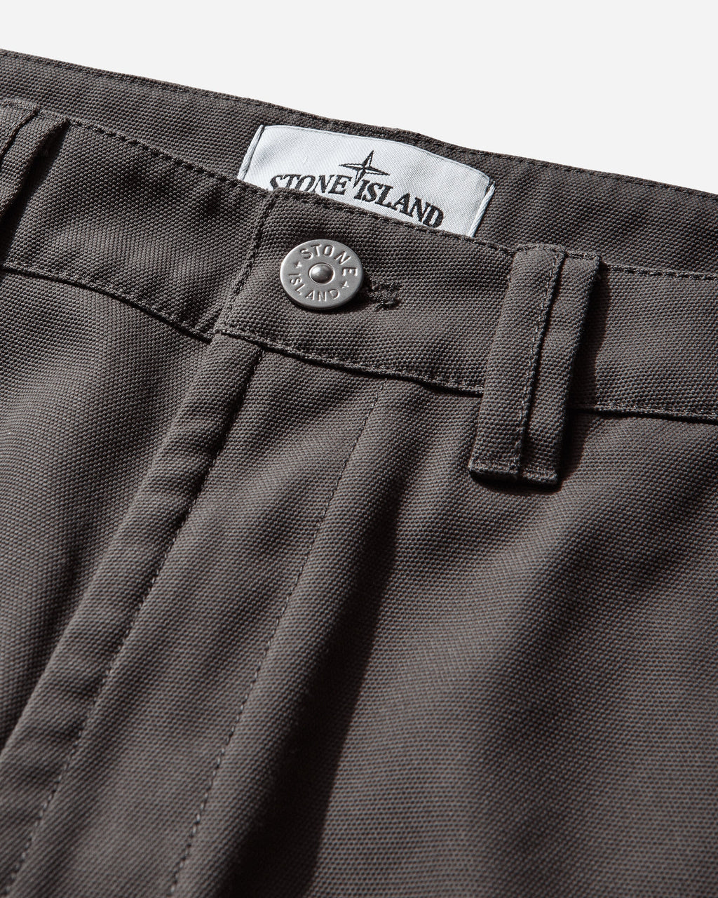 Оригінальна Mens Cotton Canvas Pants Charcoal Grey Stone island – детальний вид