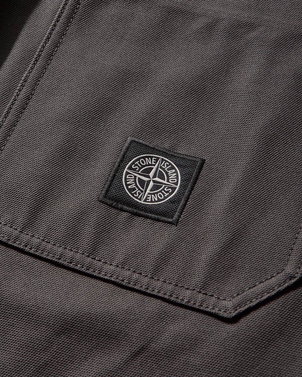 Оригінальна Mens Cotton Canvas Pants Charcoal Grey Stone island – збільшений вид