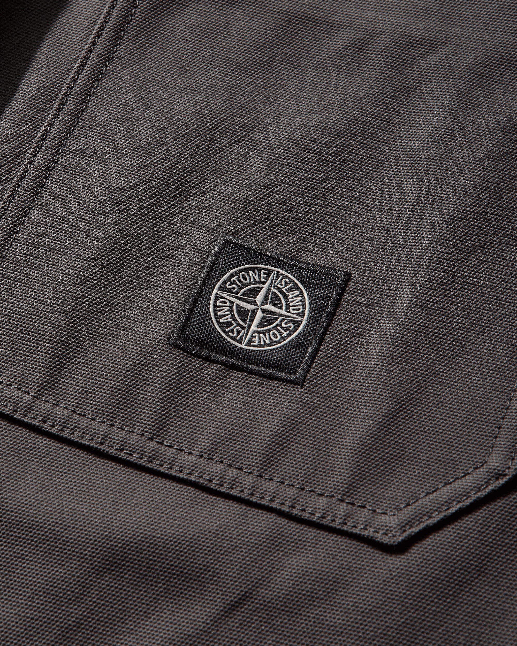 Оригінальна Mens Cotton Canvas Pants Charcoal Grey Stone island – збільшений вид