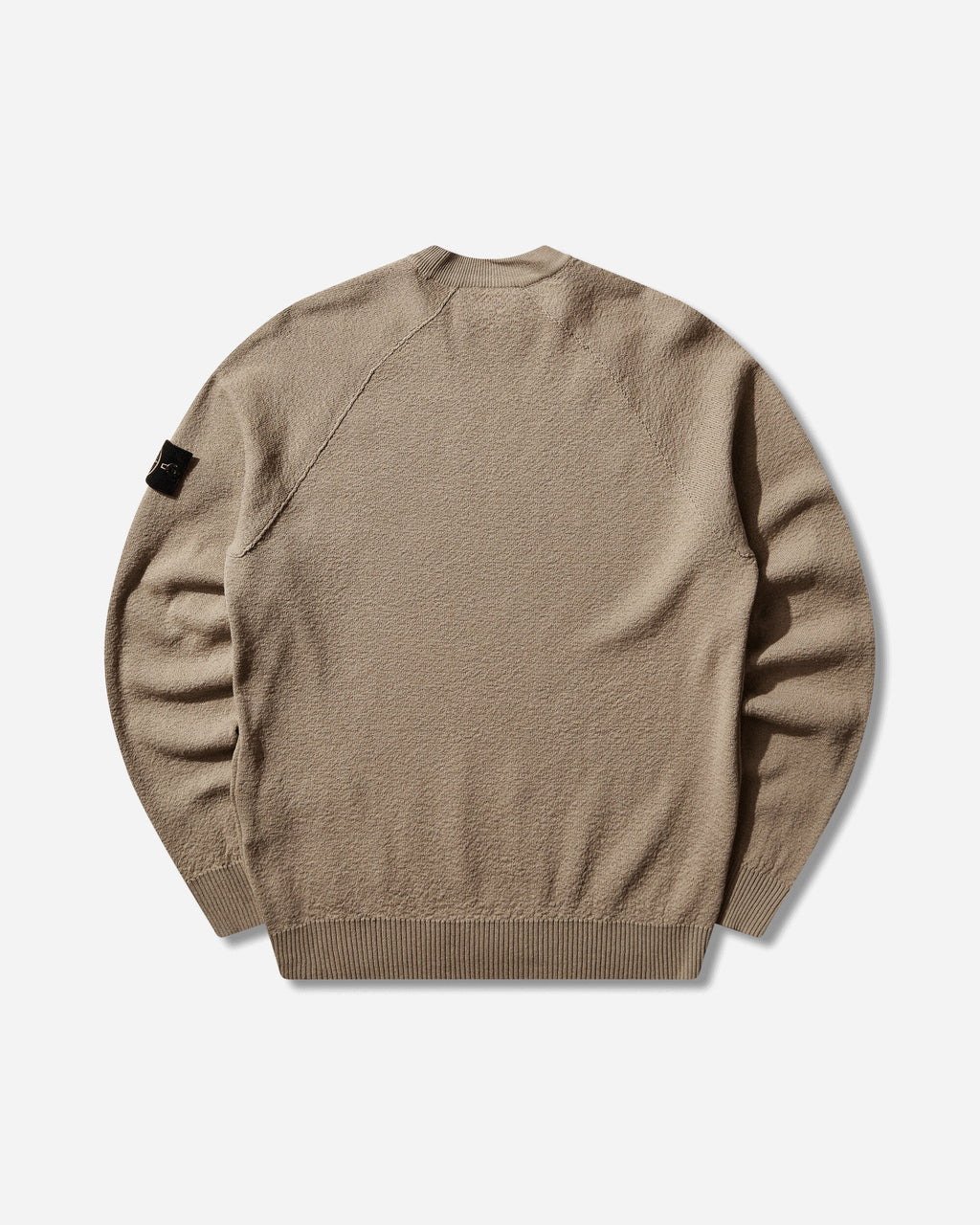 Оригінальна Mens Light Raw Hand Organic Cotton Sweater Desert Sand Stone island – вид ззаду