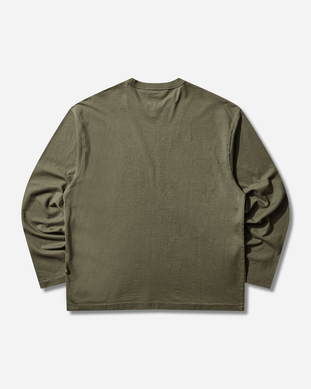 Mens Longsleeve T-Shirt Military Green Stone island оригінал – Купити в Україні – вид ззаду