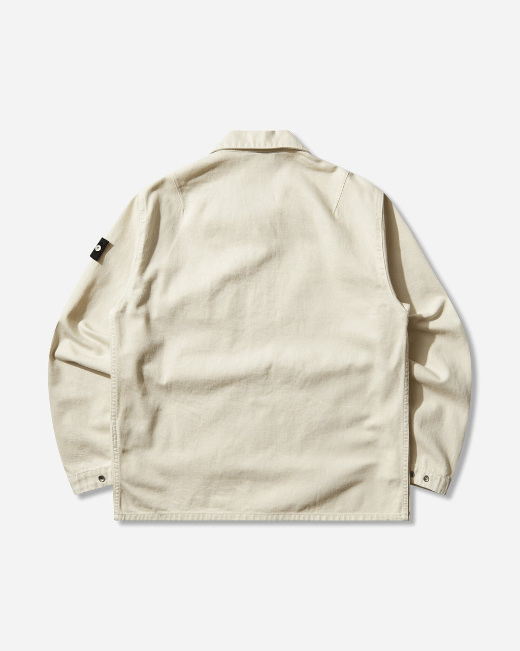 Mens Light Bull Denim-Tc Overshirt Ivory Stone island – Гарантія оригінальності – вид ззаду