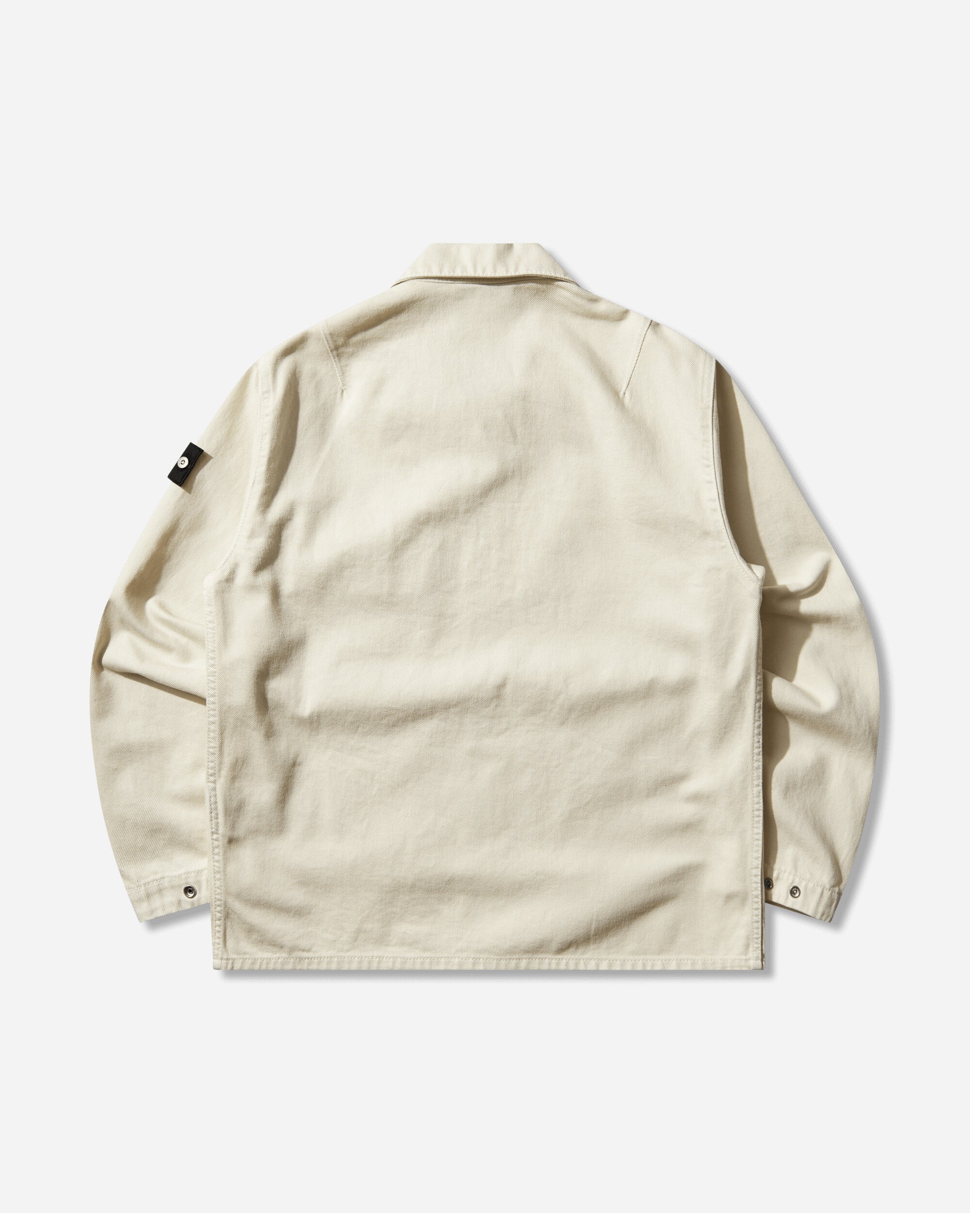 Mens Light Bull Denim-Tc Overshirt Ivory Stone island – Гарантія оригінальності – вид ззаду