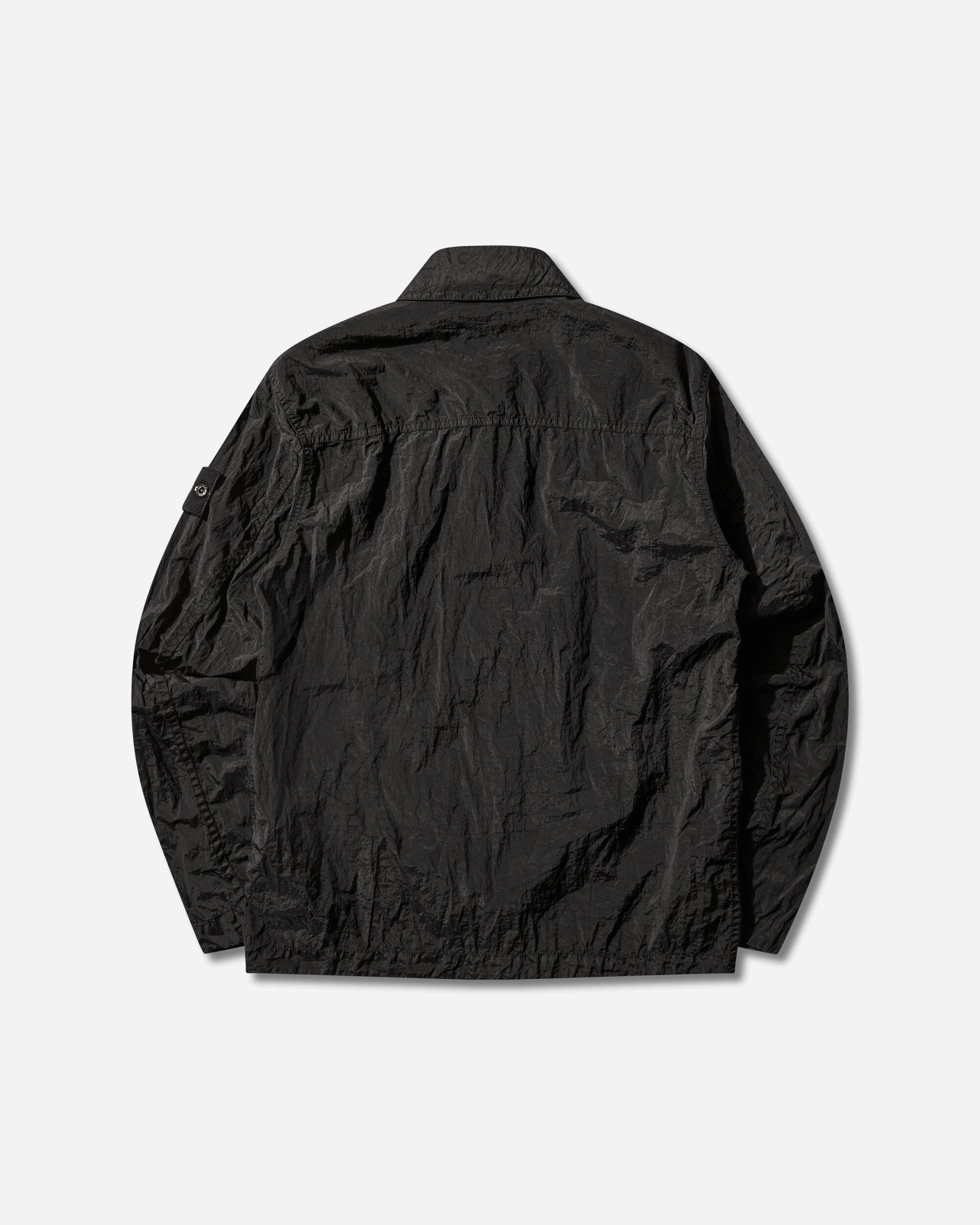 Оригінальна Mens Nylon Metal Overshirt Black Stone island – вид ззаду