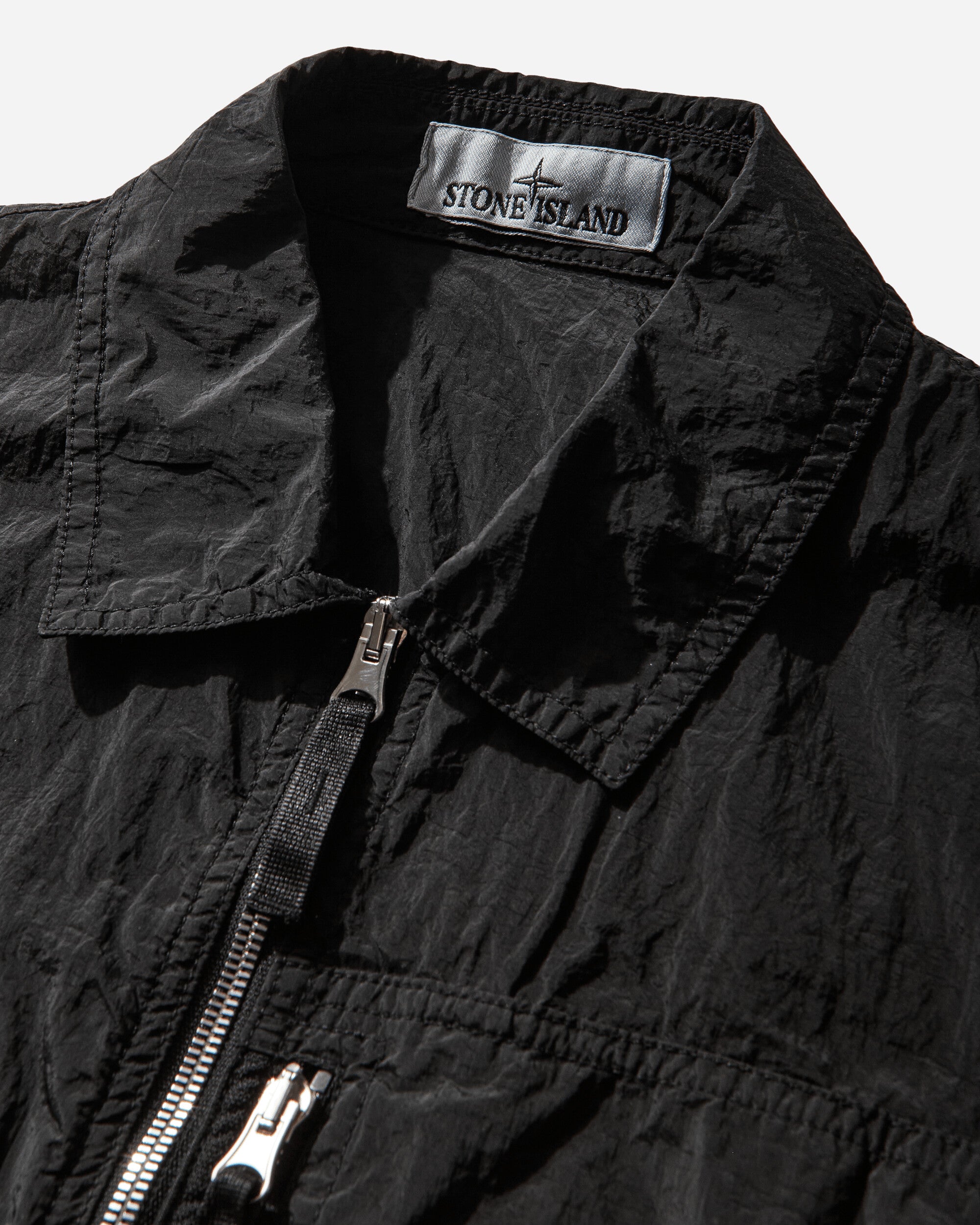 Оригінальна Mens Nylon Metal Overshirt Black Stone island – збільшений вид