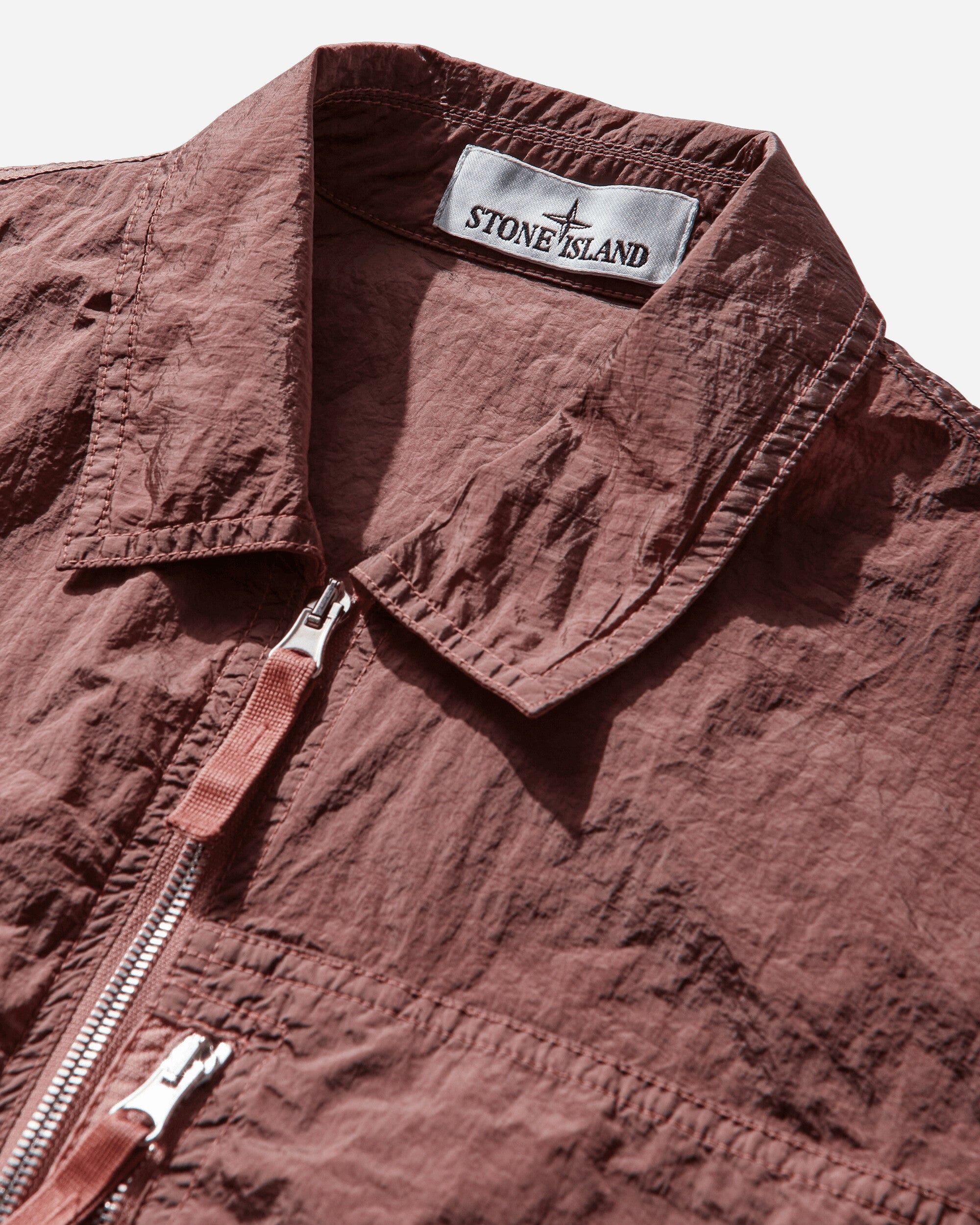 Mens Nylon Metal Overshirt Oleander Stone island – Гарантія оригінальності – детальний вид