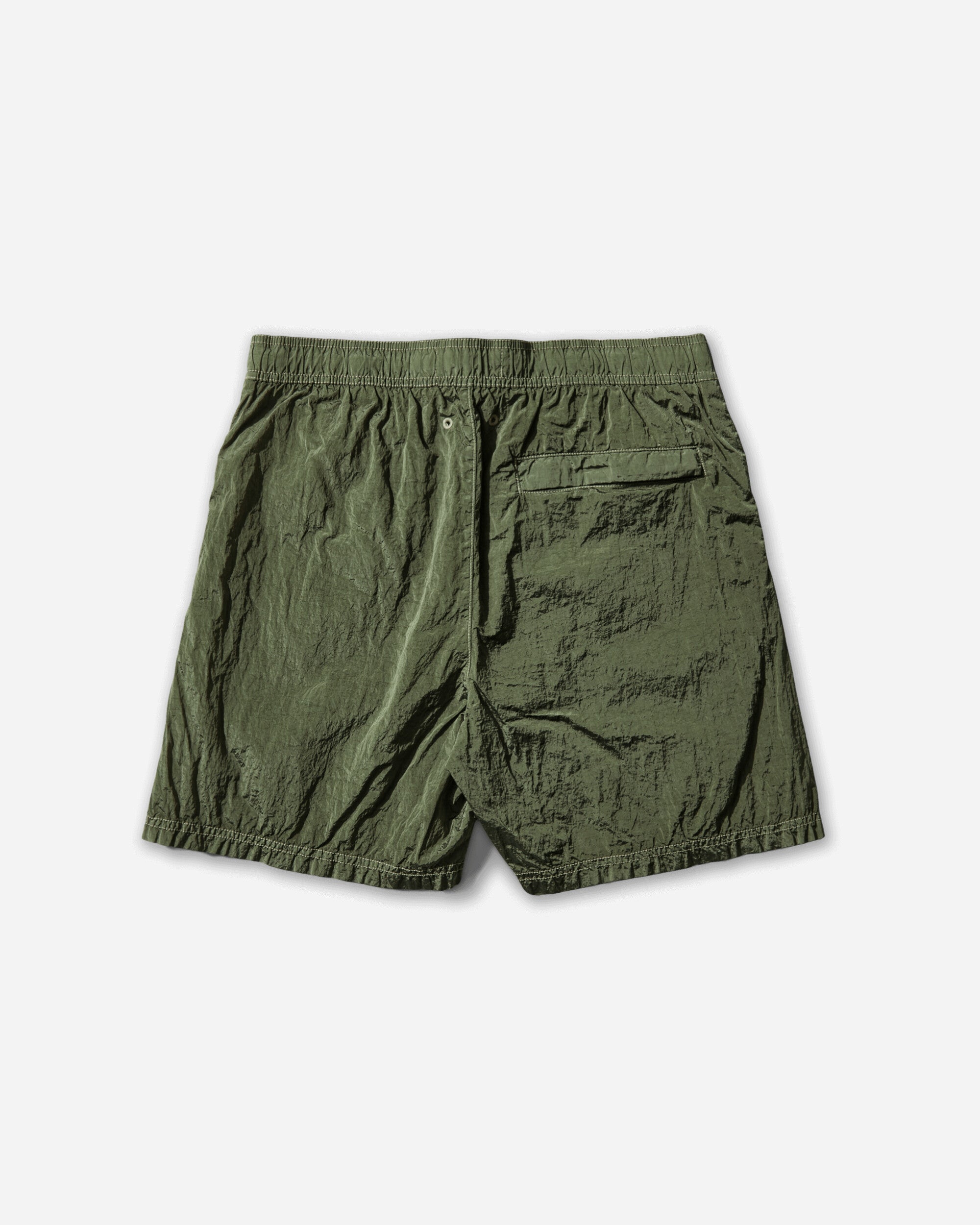 Mens Nylon Metal Swim Shorts Military Green Stone island – Гарантія оригінальності – вид ззаду