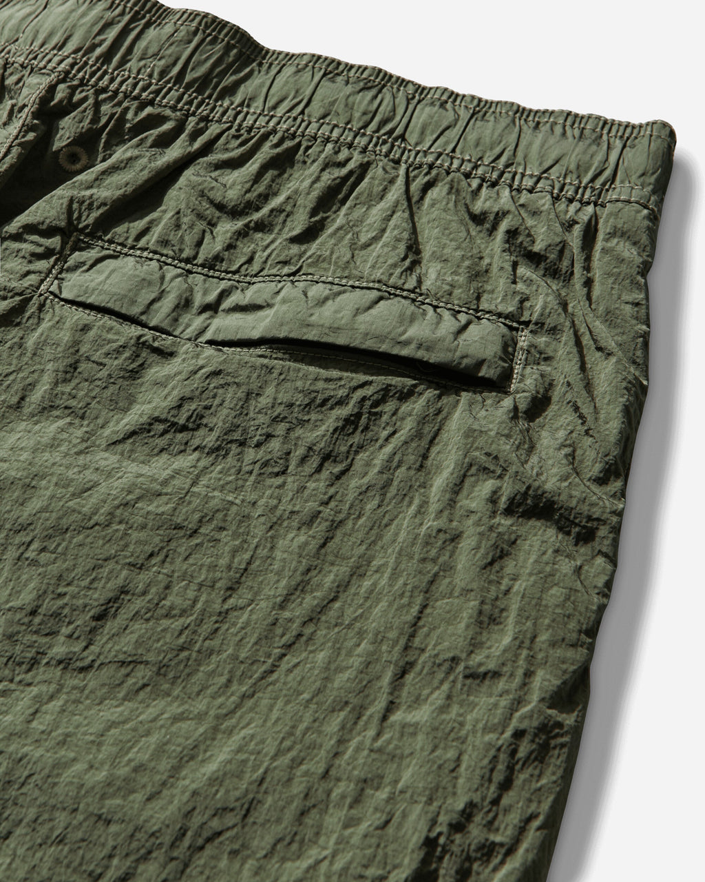 Mens Nylon Metal Swim Shorts Military Green Stone island – Гарантія оригінальності – детальний вид