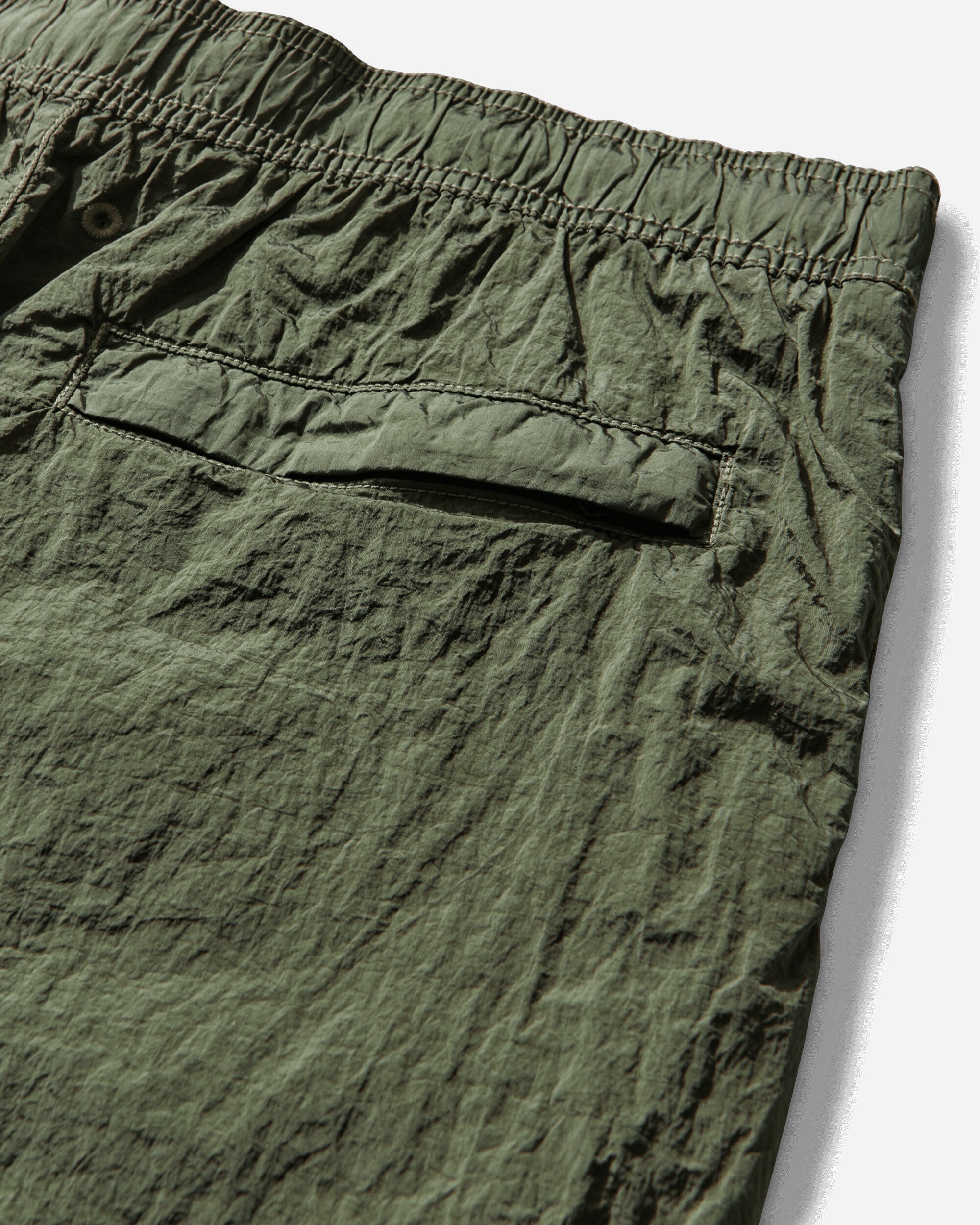 Mens Nylon Metal Swim Shorts Military Green Stone island – Гарантія оригінальності – детальний вид