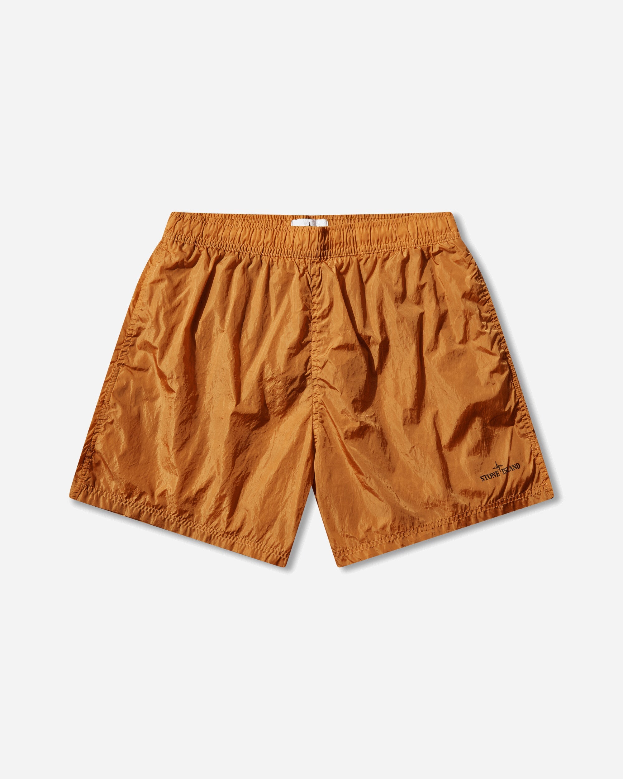 Mens Nylon Metal Swim Shorts Orange Stone island – Гарантія оригінальності – боковий вид