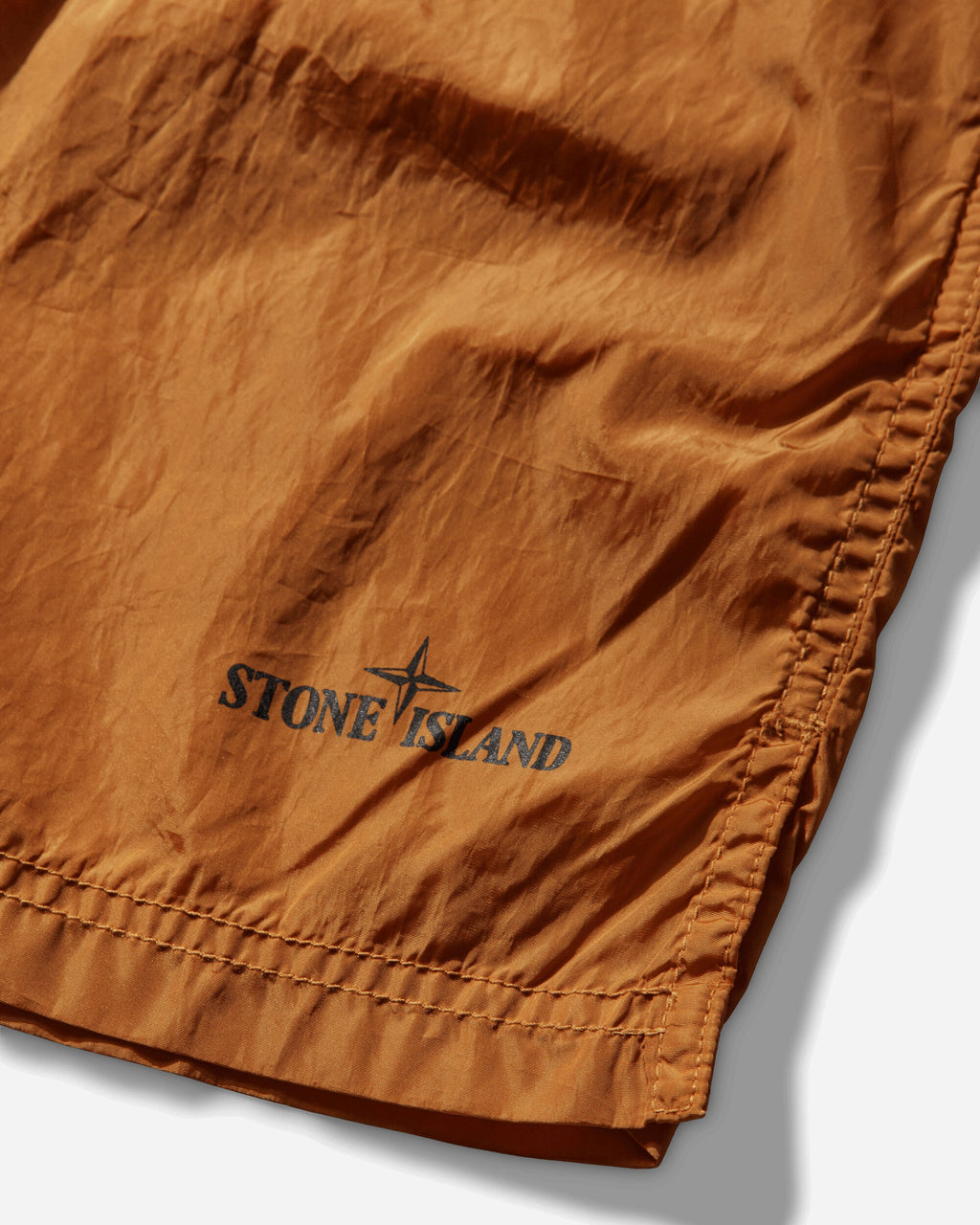 Mens Nylon Metal Swim Shorts Orange Stone island – Гарантія оригінальності – детальний вид