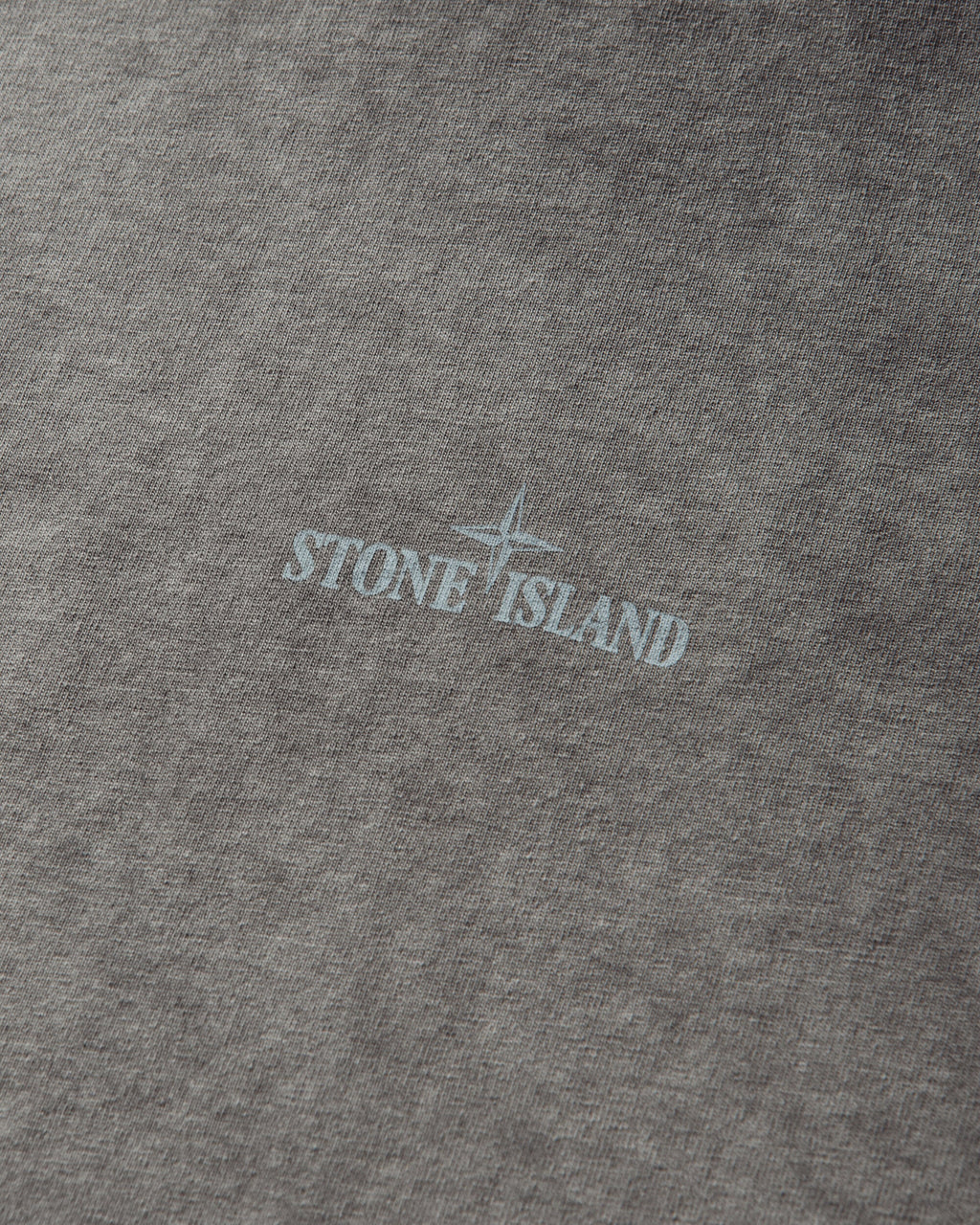 Mens Combed Organic Cotton Jersey Uneven Cold Dying T-Shirt Black Stone island оригінал – Купити в Україні – детальний вид
