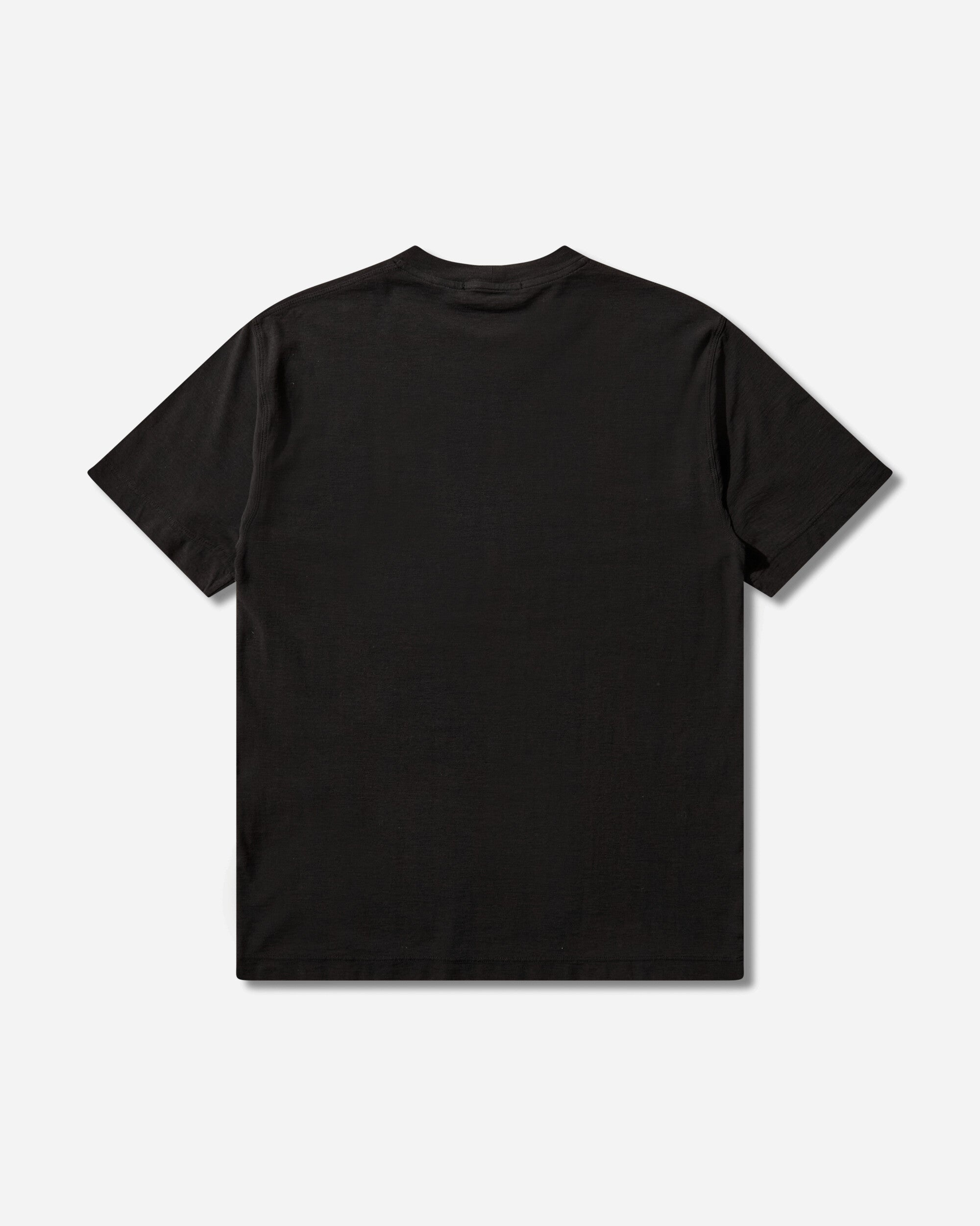 Mens Ghost Organic Cotton Jersey Crepe T-Shirt Black Stone island – Гарантія оригінальності – вид ззаду