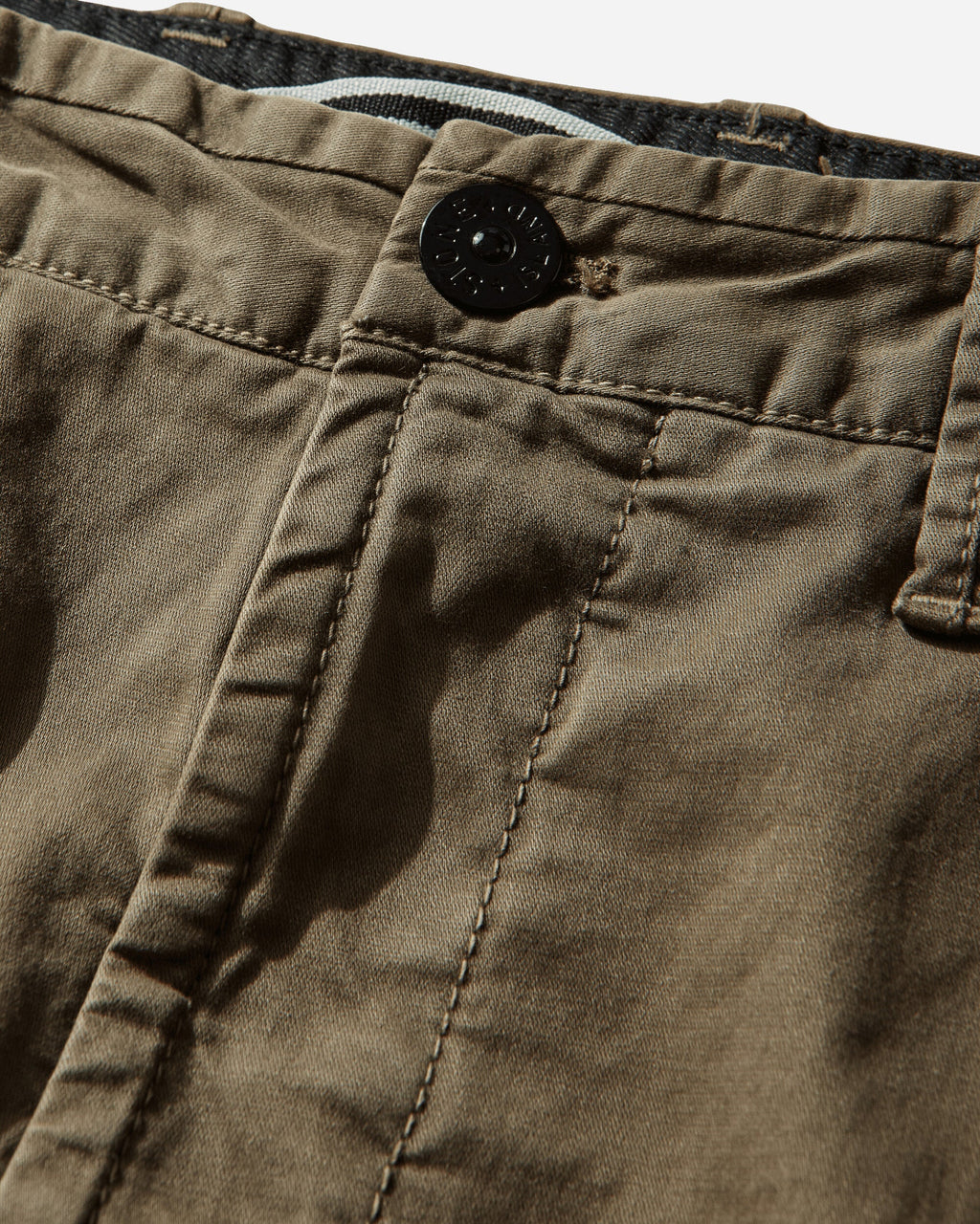 Оригінальна Mens Organic Cotton Stretch Broken Twill Old Effect Cargo Pants Military Green Stone island – збільшений вид