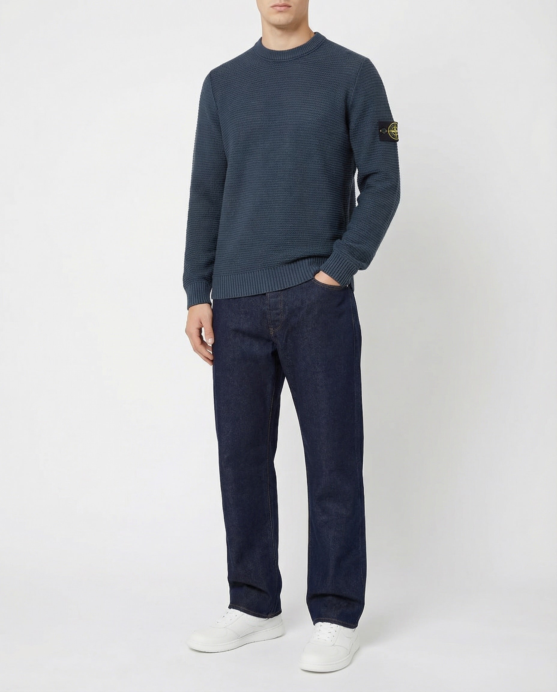 Crewneck Sweatshirt Stone island – Гарантія оригінальності – вид ззаду