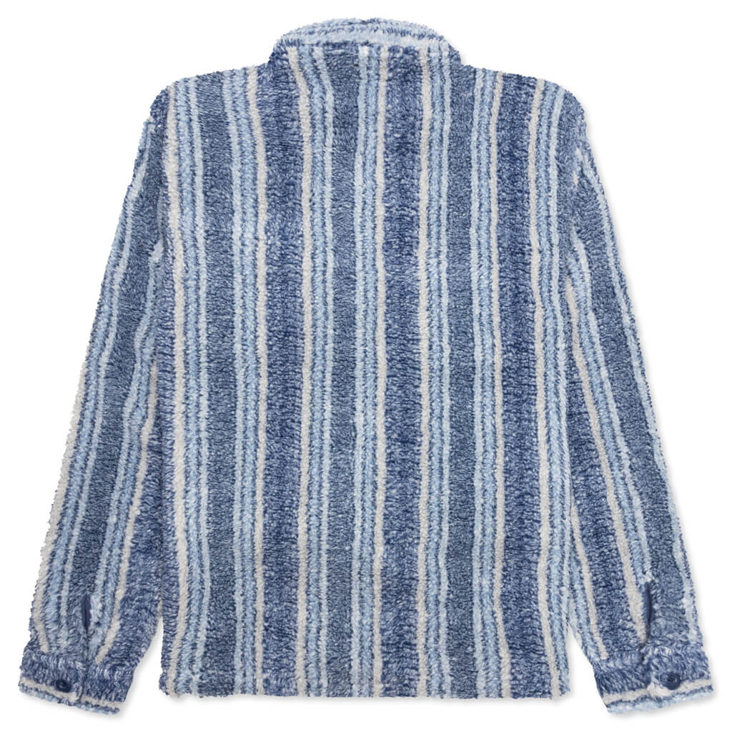 Stripe Sherpa Shirt Stussy – Гарантія оригінальності – вид ззаду