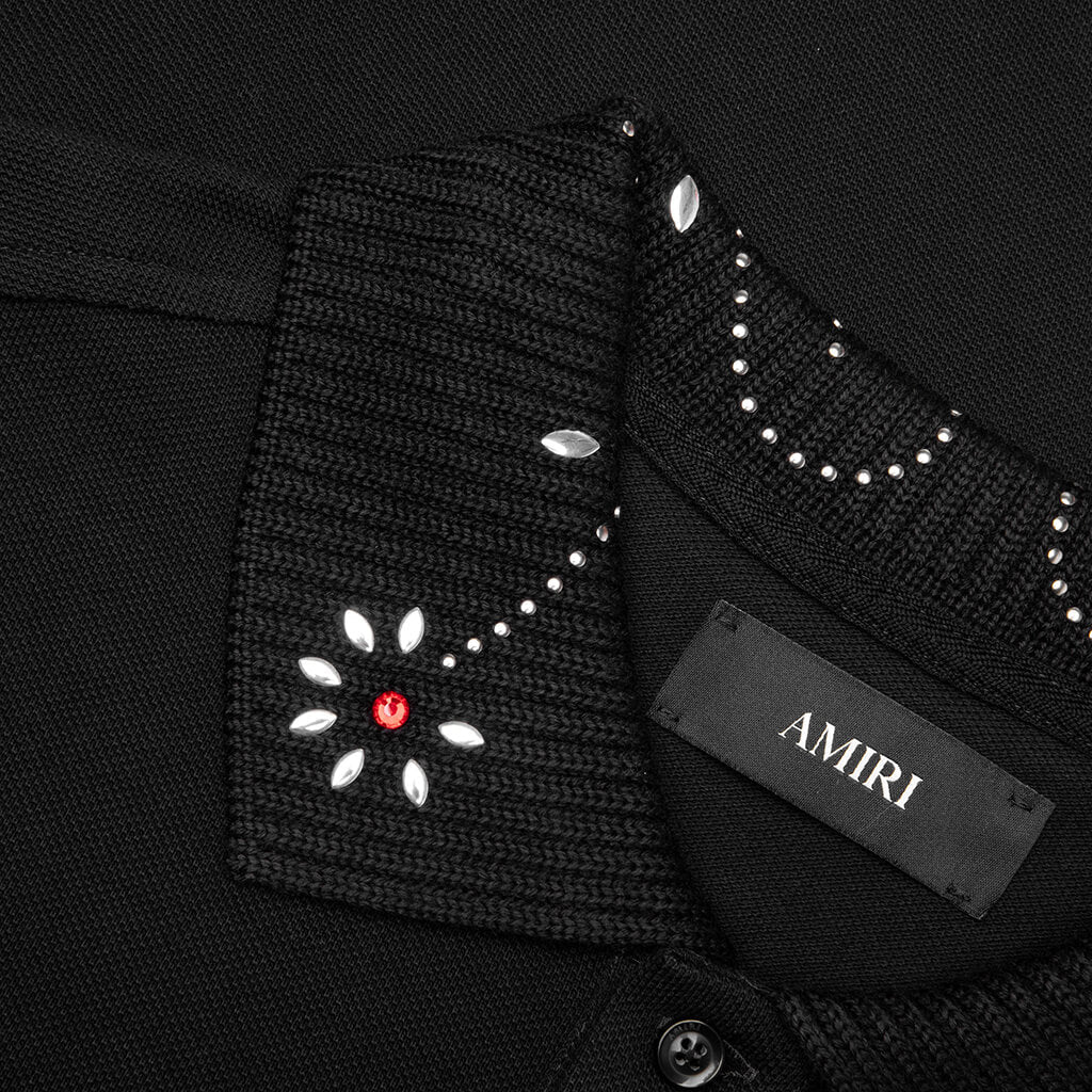 Оригінальна Stud Collar Oversized Polo Amiri – детальний вид