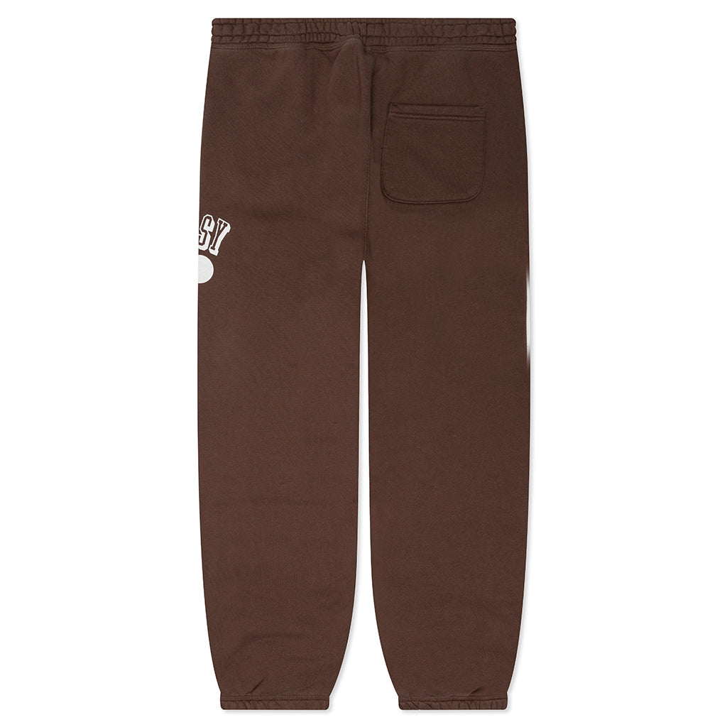 80 Fleece Pant Brown Stussy – Гарантія оригінальності – вид ззаду