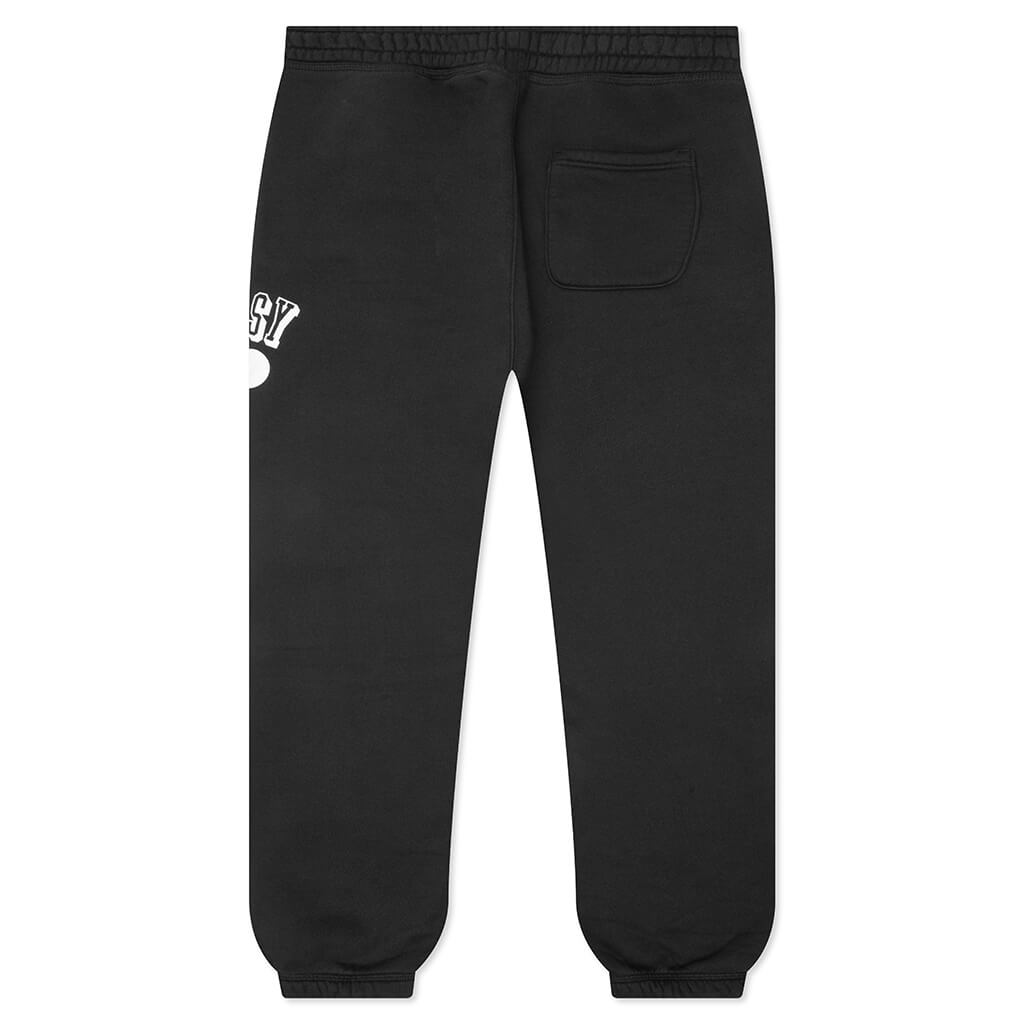 Оригінальна 80 Fleece Pant Washed Black Stussy – вид ззаду