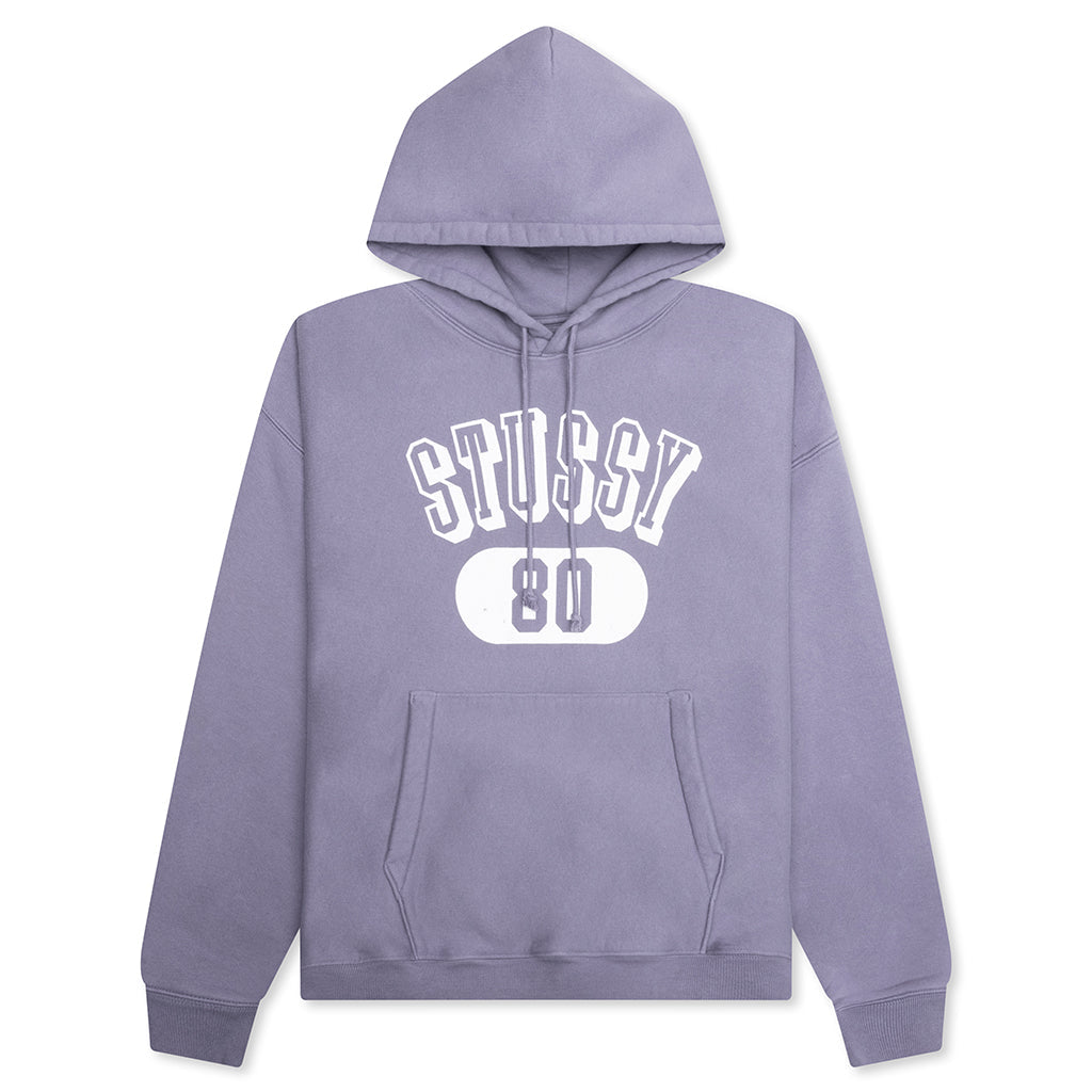 80 Relaxed Hood Ash Purple Stussy оригінал – Купити в Україні – боковий вид