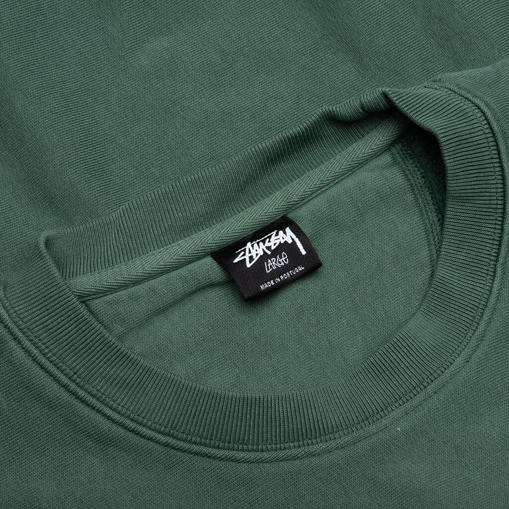 Basic Stussy Pigment Dyed Crew Stussy – Гарантія оригінальності – детальний вид