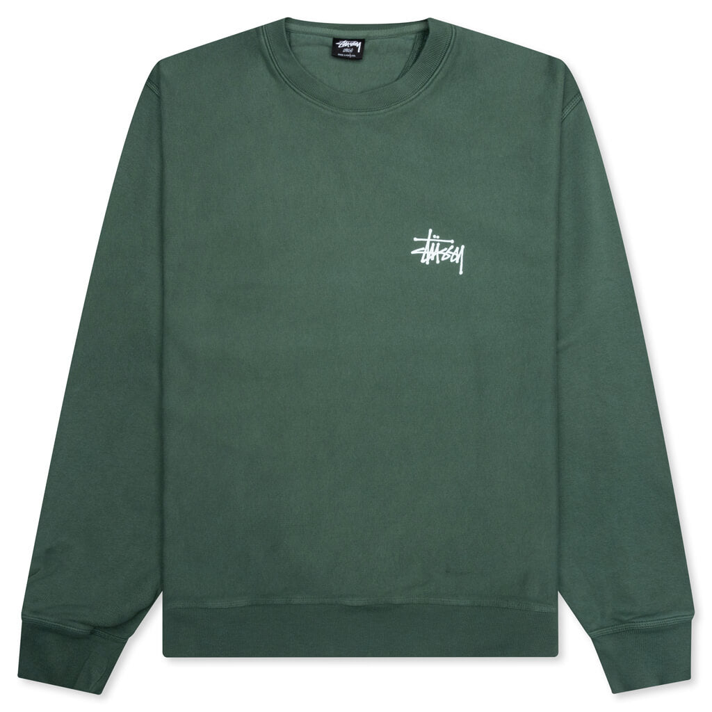 Basic Stussy Pigment Dyed Crew Stussy – Гарантія оригінальності – боковий вид