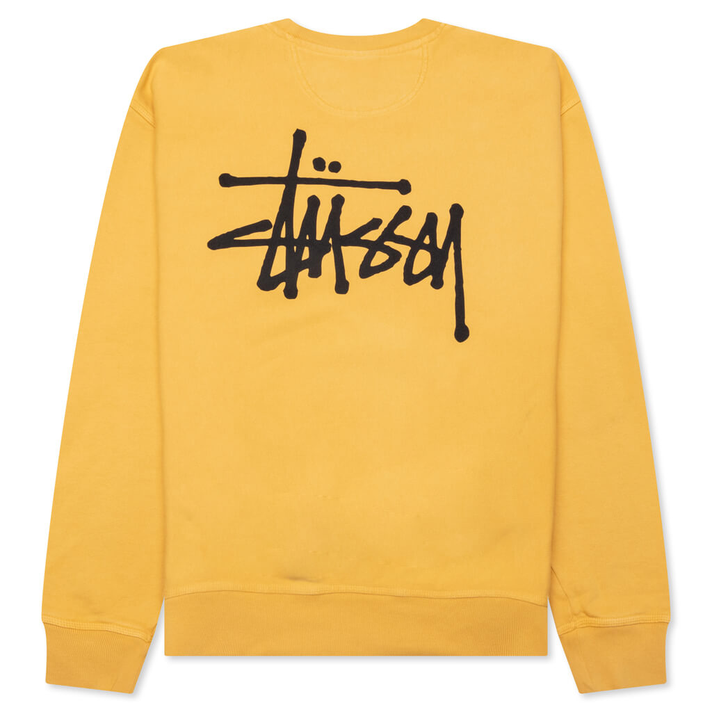 Basic Stussy Pigment Dyed Crew Stussy – Гарантія оригінальності – вид ззаду